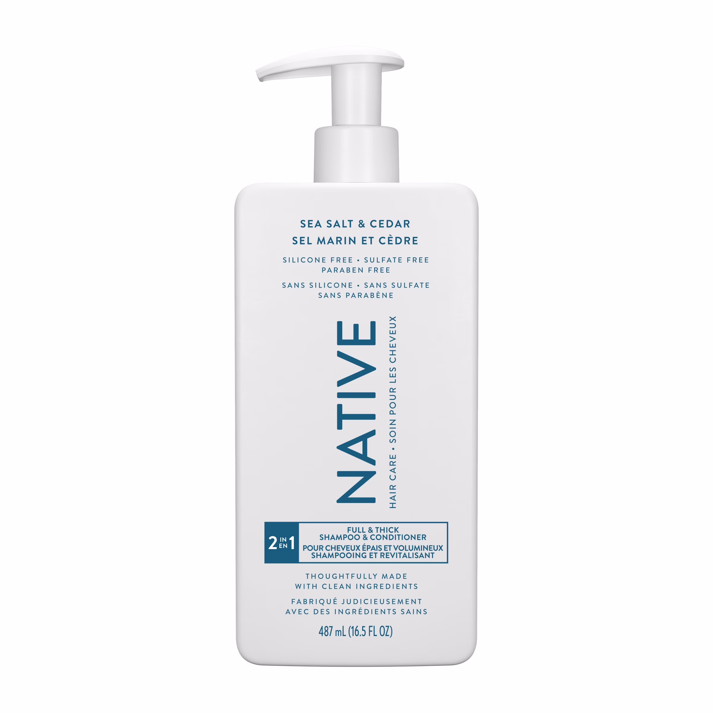 Revitalissant et shampooing sel de mer & Cedar 2 In 1 16.5z/4