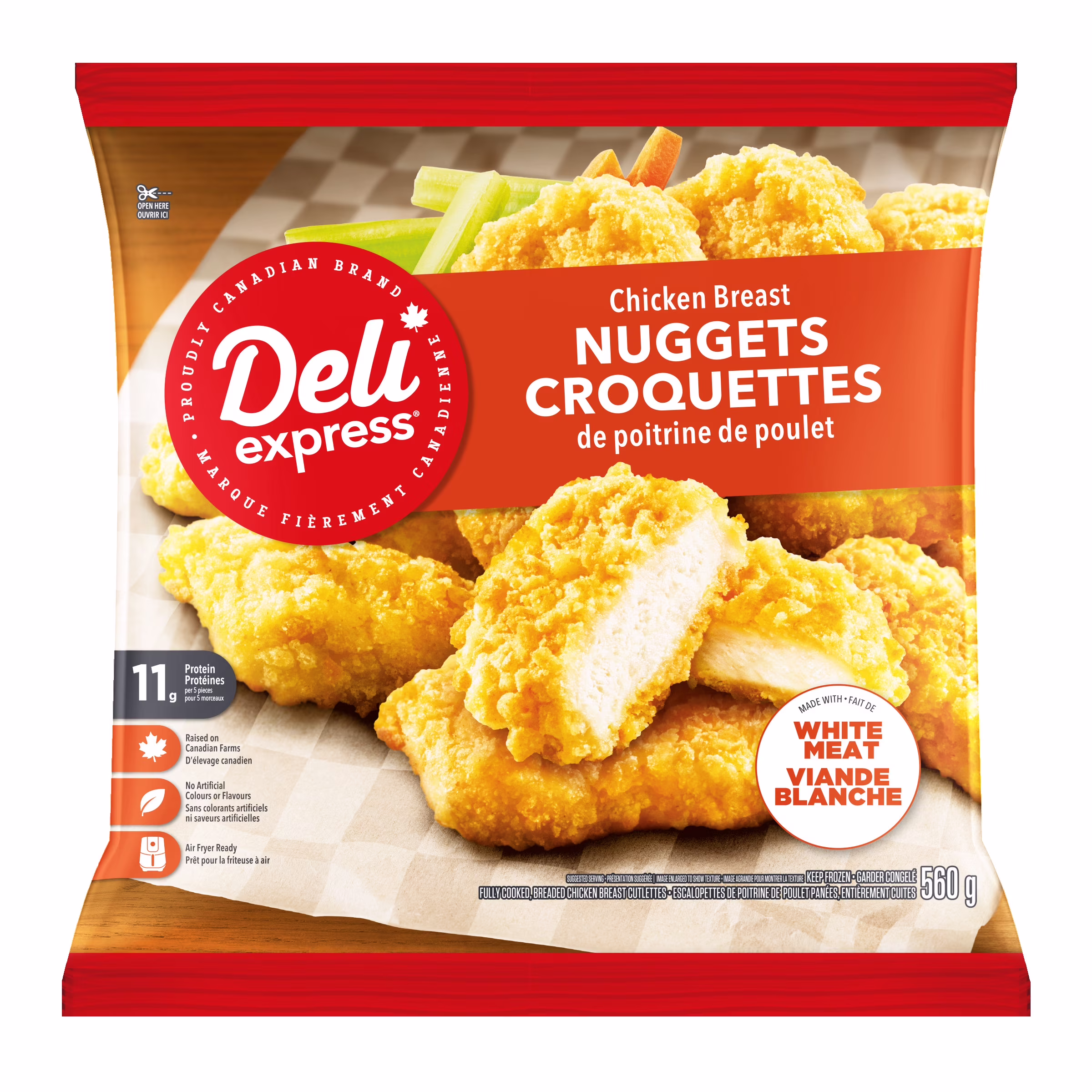 Deli express croquettes de poitrine de poulet