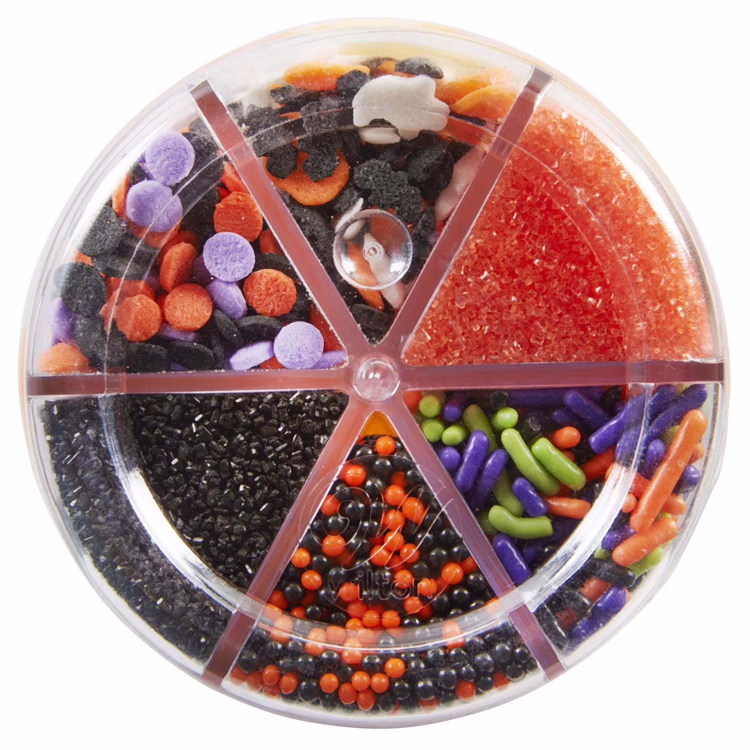 Mélange de paillettes dhalloween 6 cellules wilton.
