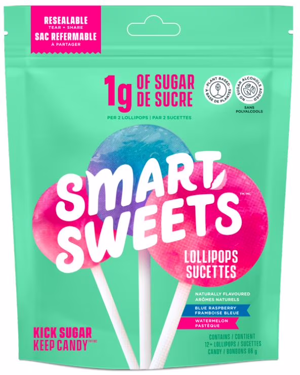 Smart sweets sucettes