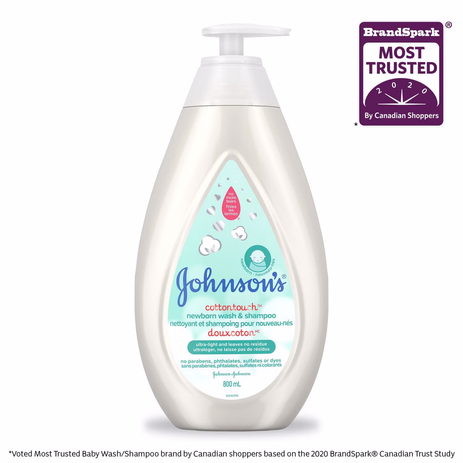 Johnson's bébé. cottontouch. nettoyant & shampooing pour nouveau-né