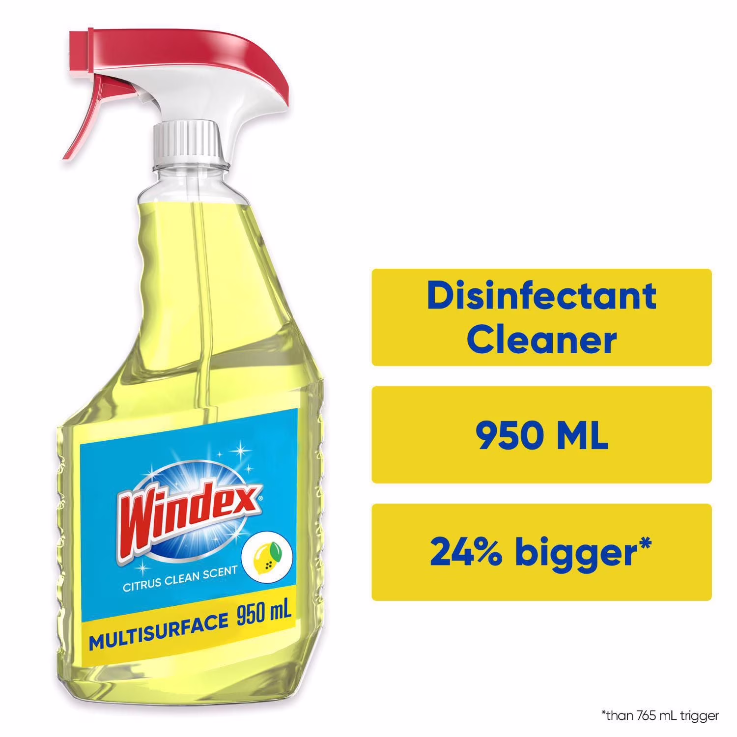 Windex nettoyant désinfectant. multi-surfaces et antibactérien.