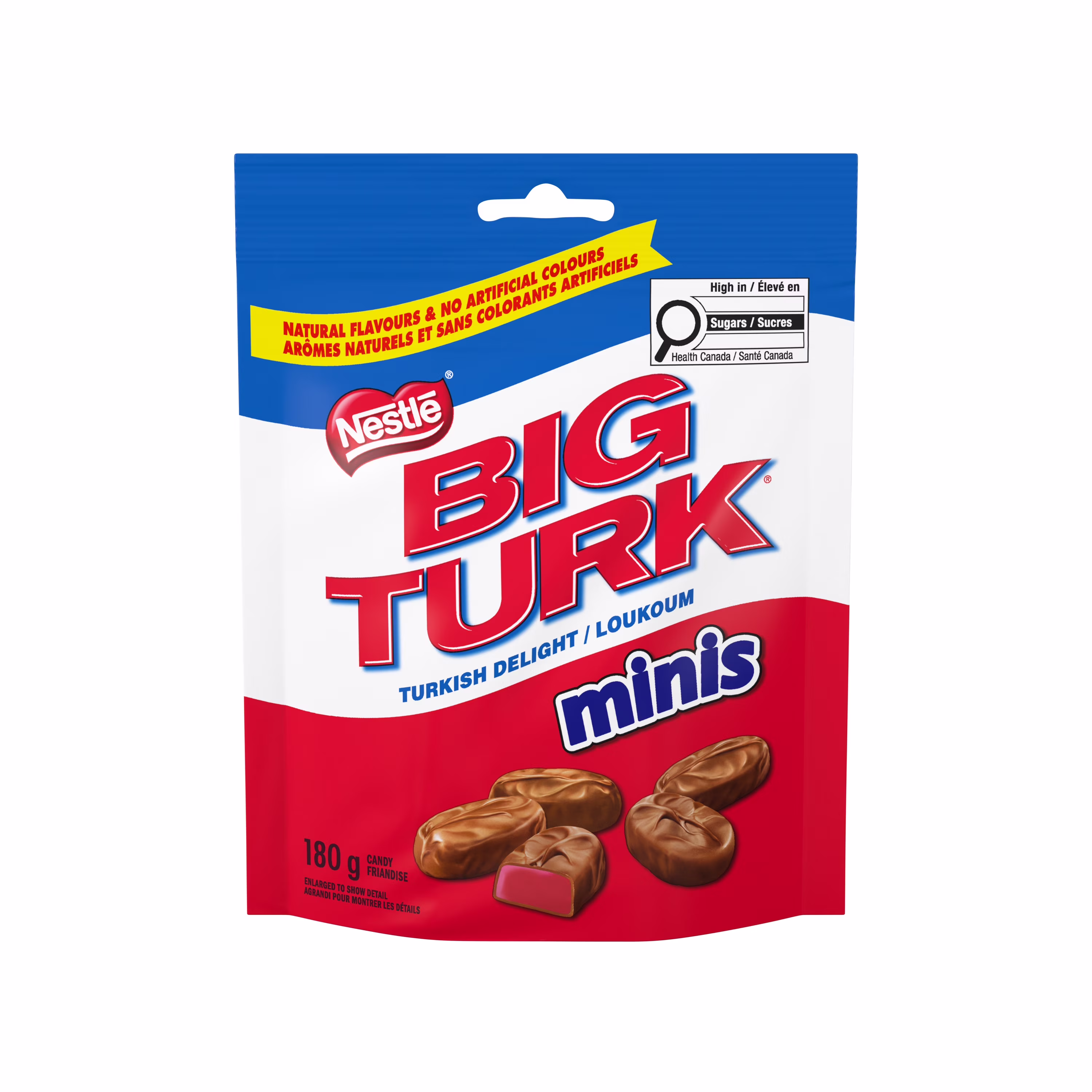 Friandises bouchées en sac big turk de nestlé