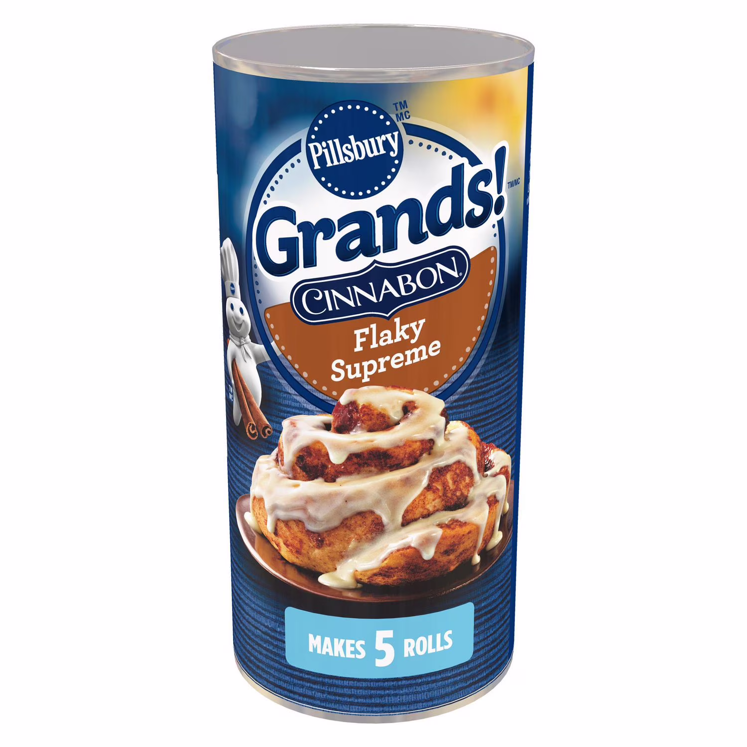 Pâte à brioches feuilletées à la cannelle avec glaçage