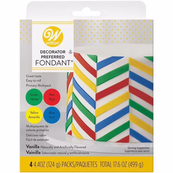 Wilton fondant couleurs primaires. paquet de laçages
