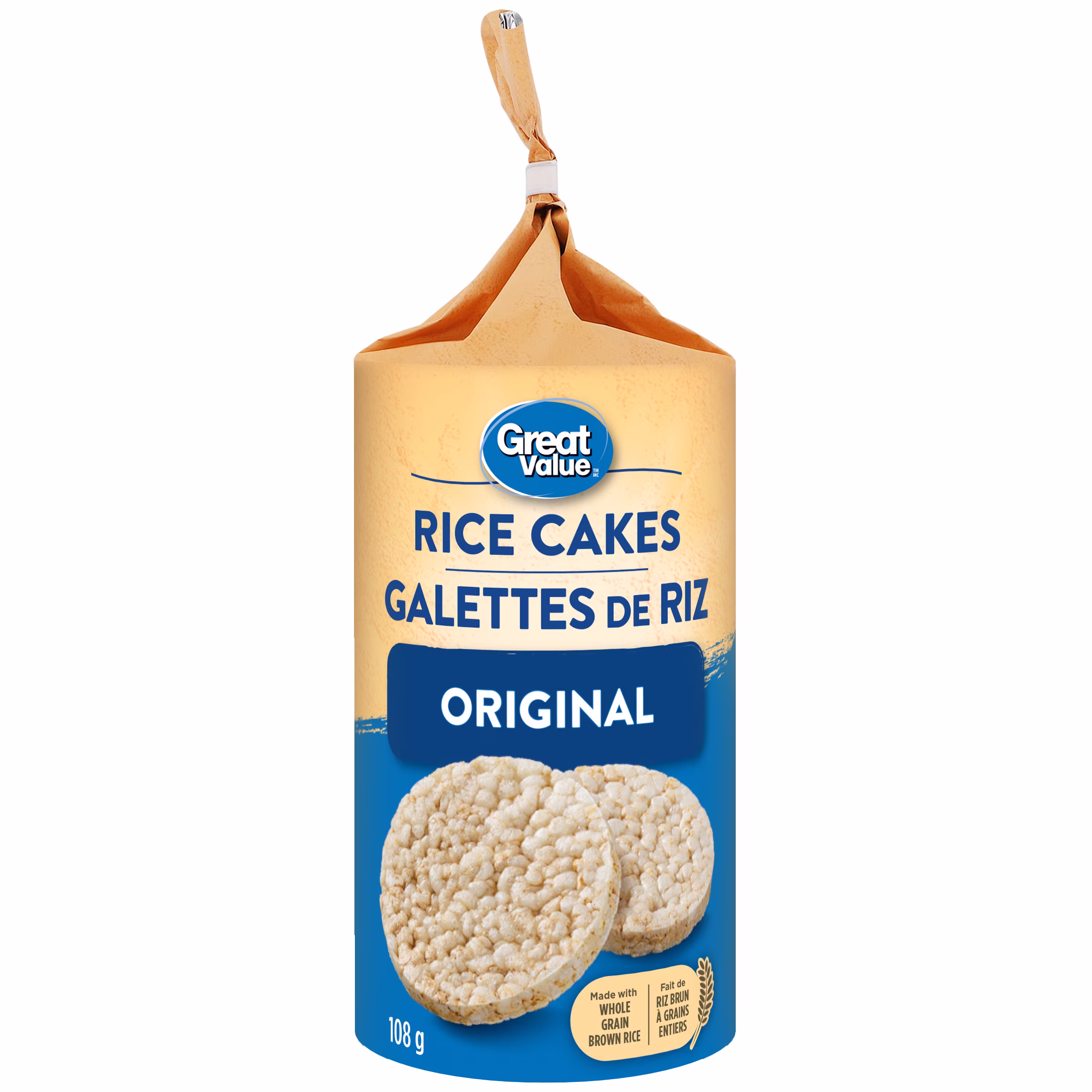 Galettes de riz originales great value