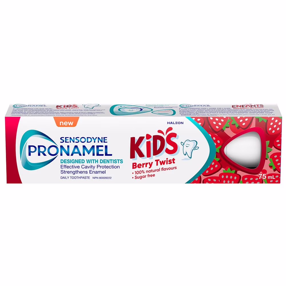 Sensodyne pronamel enfants. tourbillon de baies