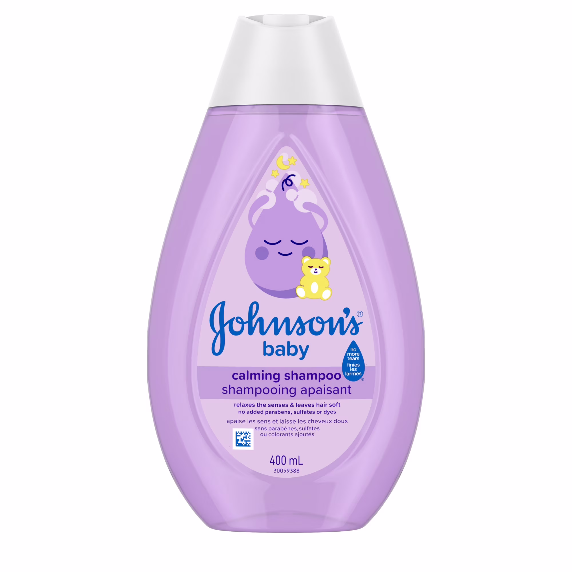 Shampoing apaisant pour bébés johnson's. sans parabènes.