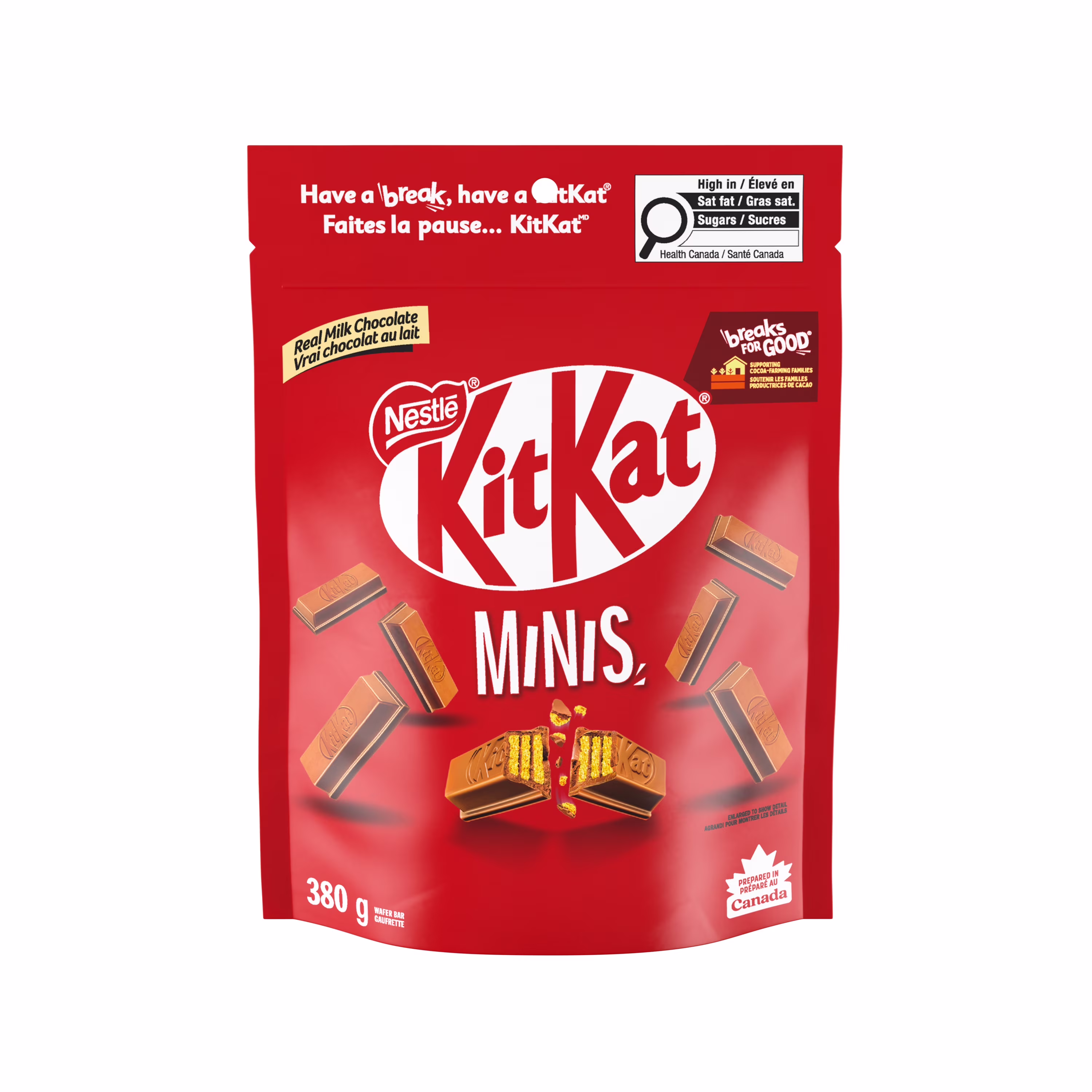 Mini chocolate bars