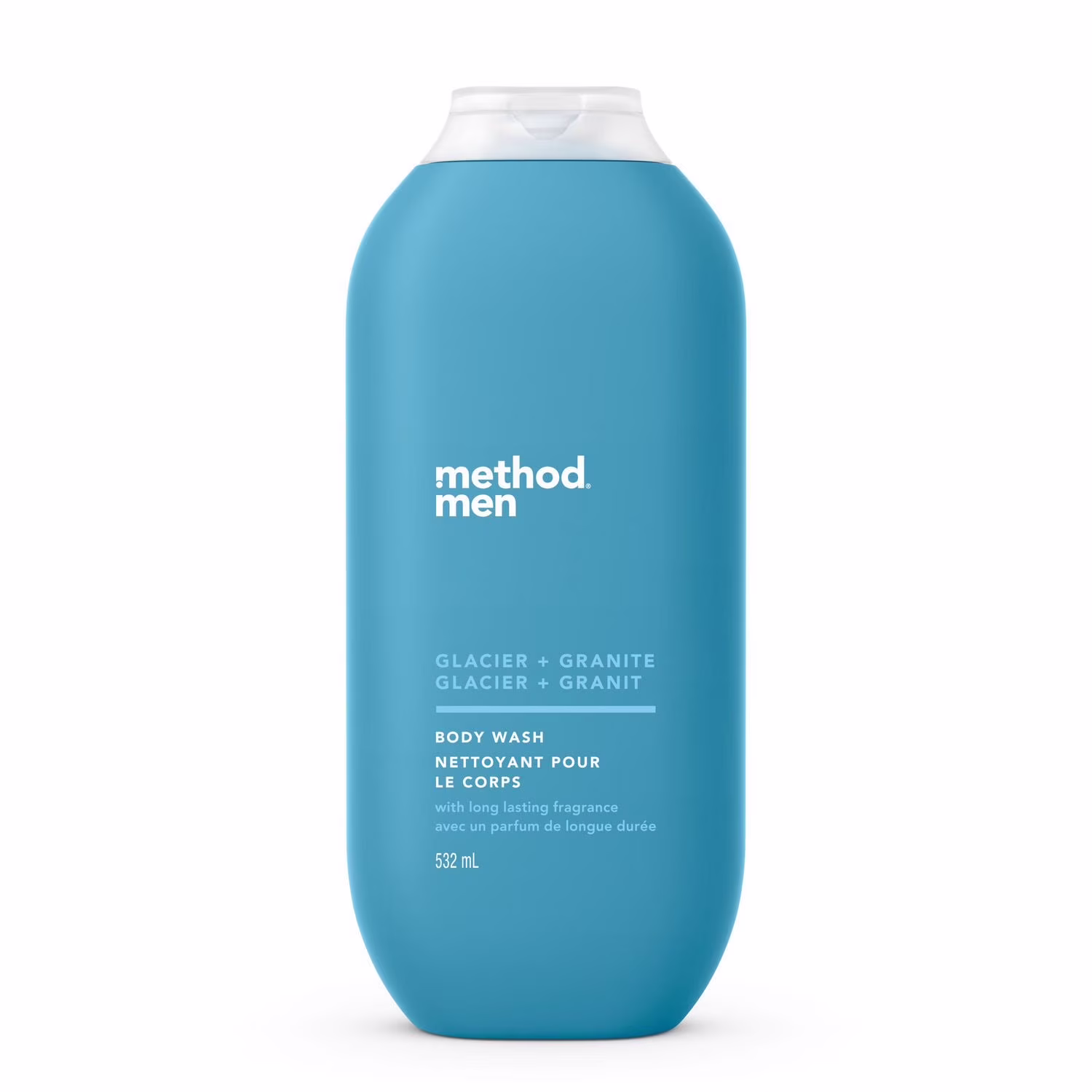 Method nettoyant pour le corps en gel pour hommes. glacier + granit
