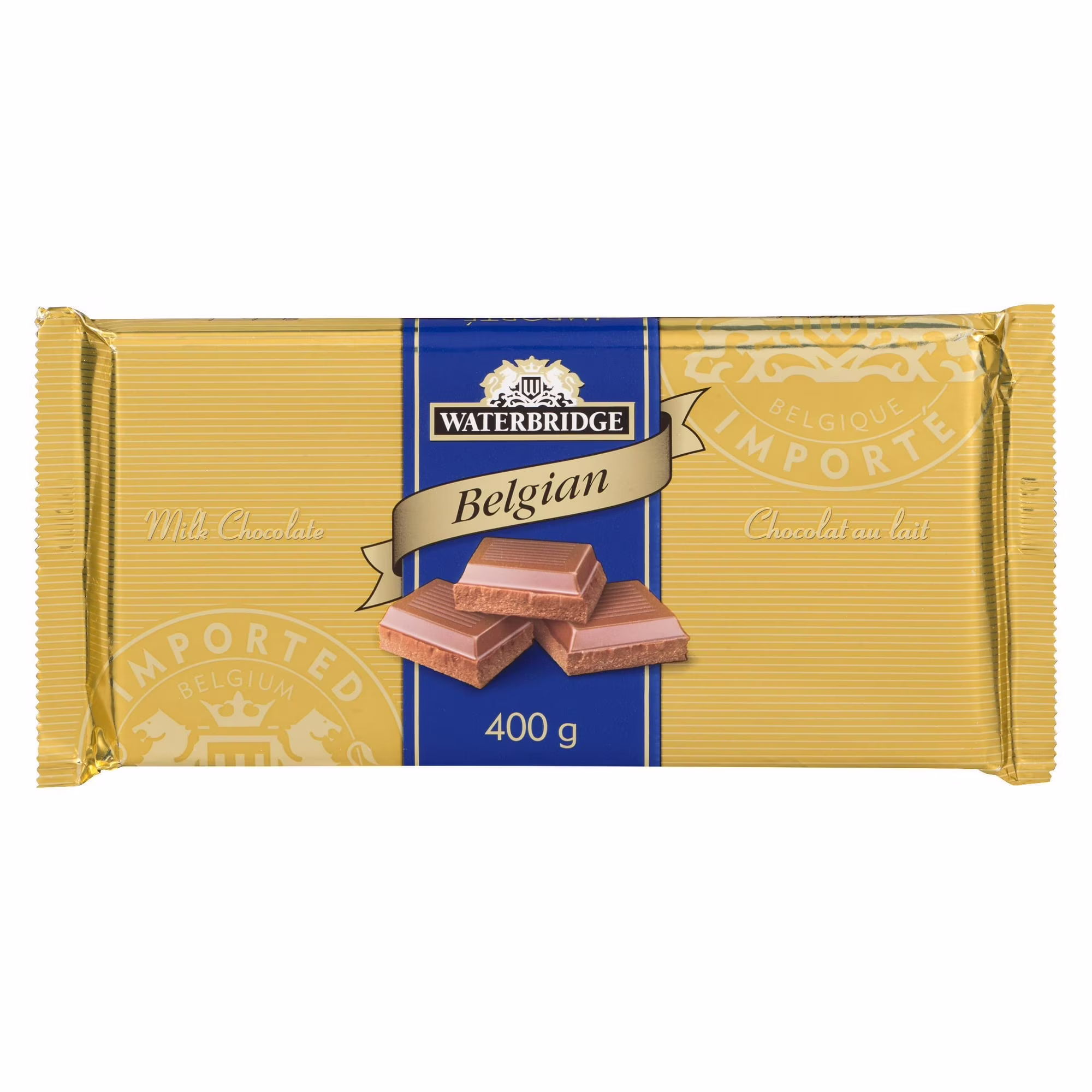 Waterbridge barre gold chocolat au lait. rams