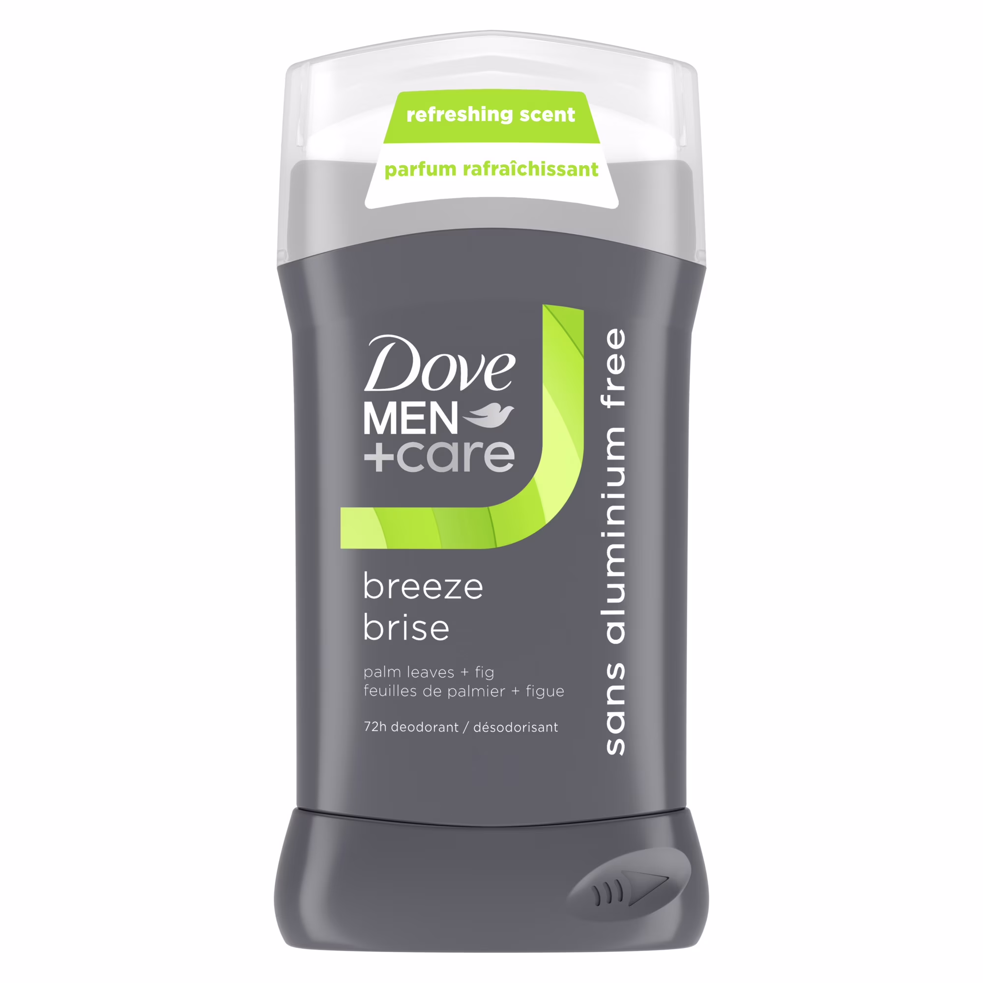 Dove men+care déodorant en bâton breeze feuilles de palmier + figue.