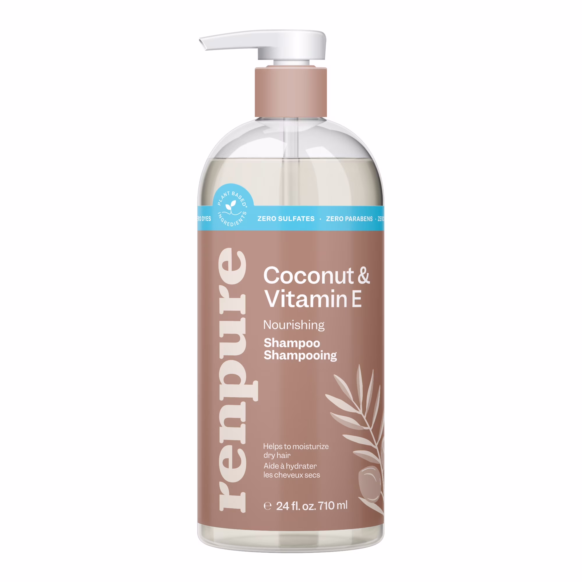 Shampoing à la vitamine E au parfum de noix de coco