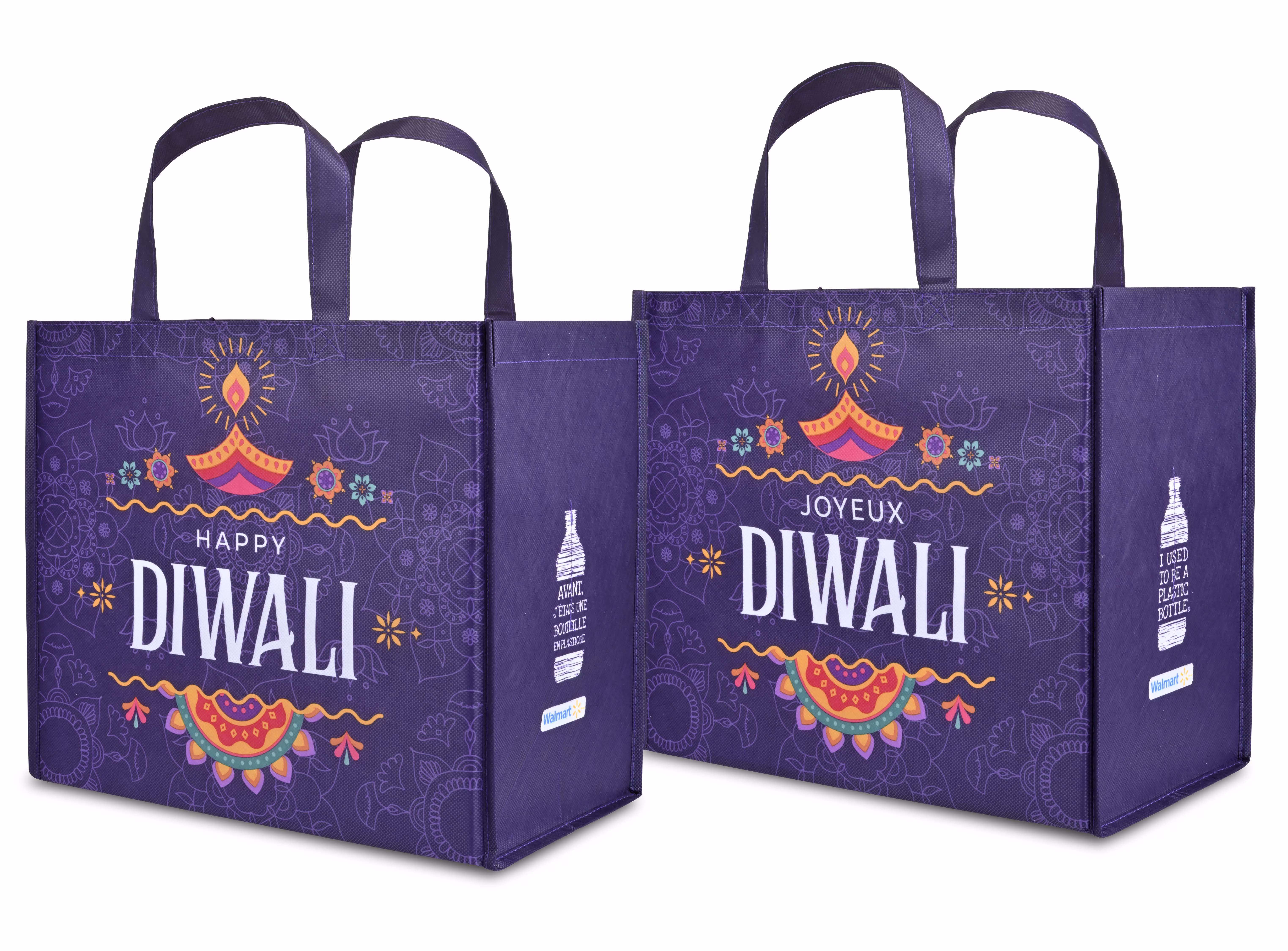 Sac de courses réutilisable diwali 2025