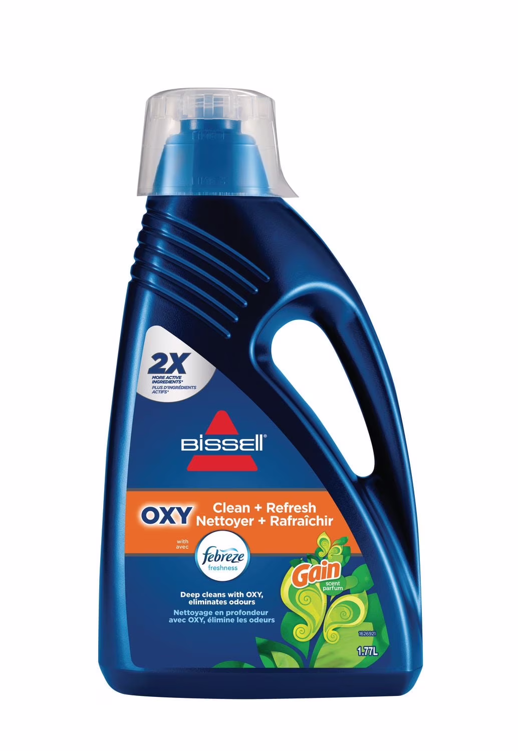 Nettoyant pour shampouineuses avec febreze et oxy de bissell parfum gain