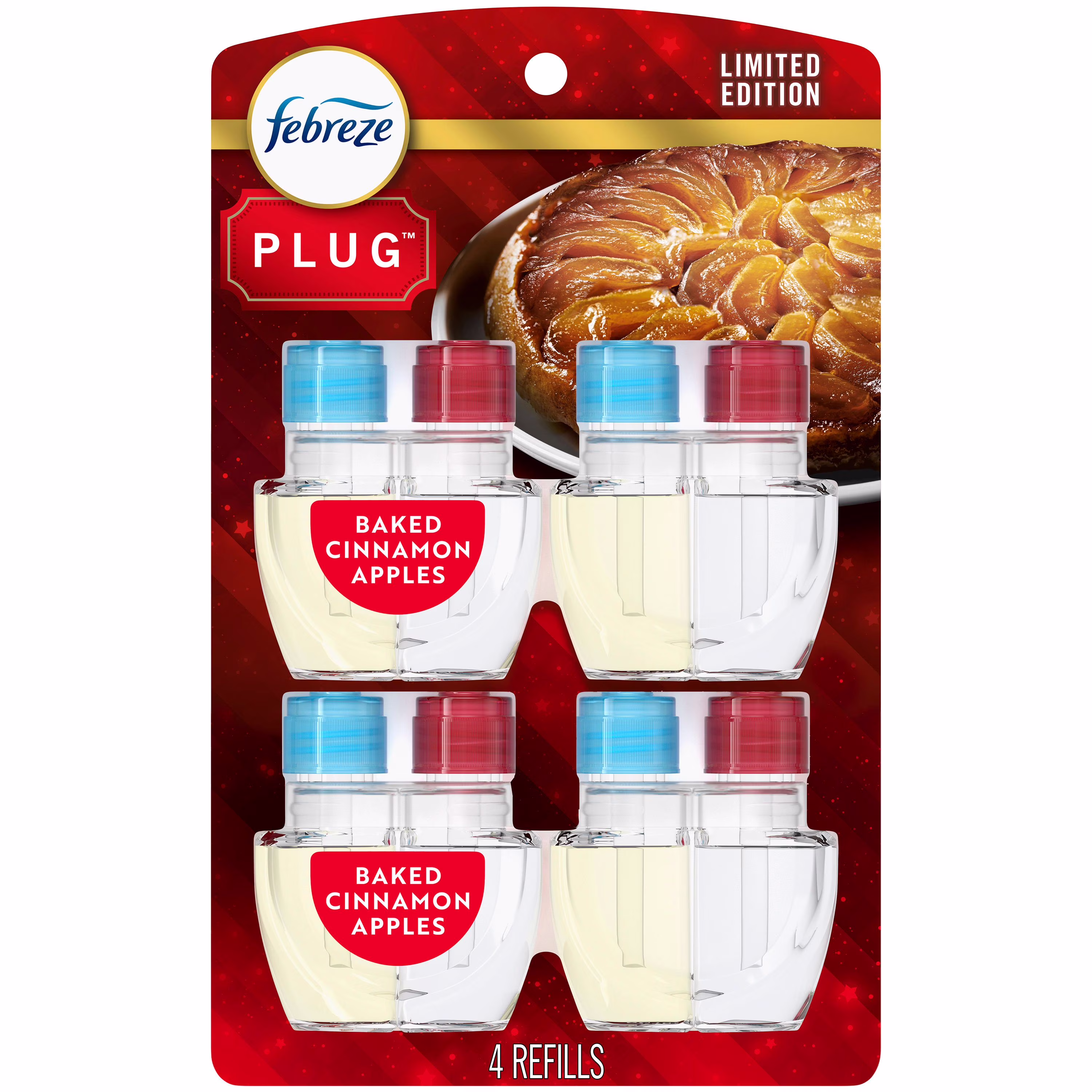 Febreze prise  recharge quadruple rouleau à la citrouille   (3.5 oz liq.). é.-u.. epdc