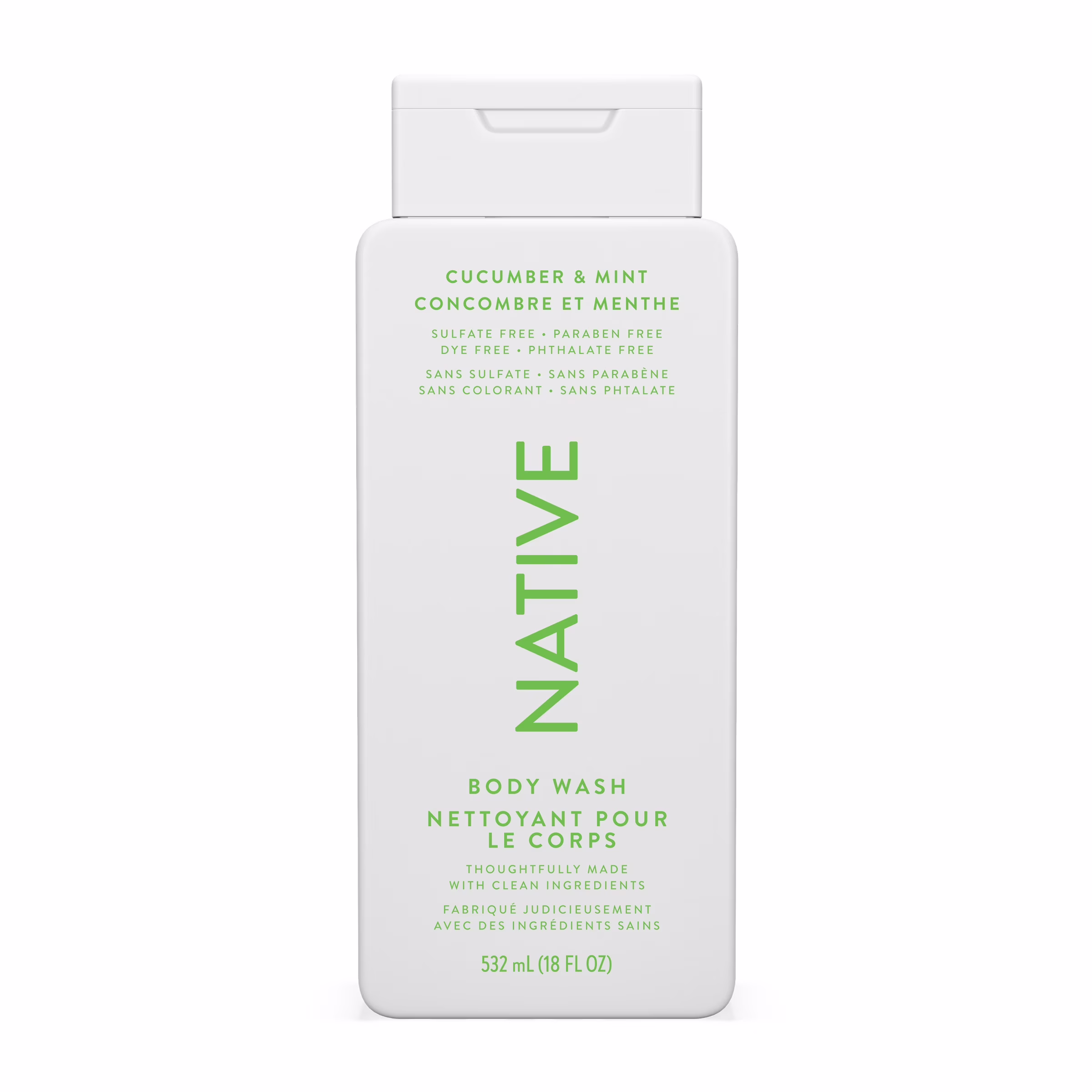 Nettoyant pour le corps concombre et menthe