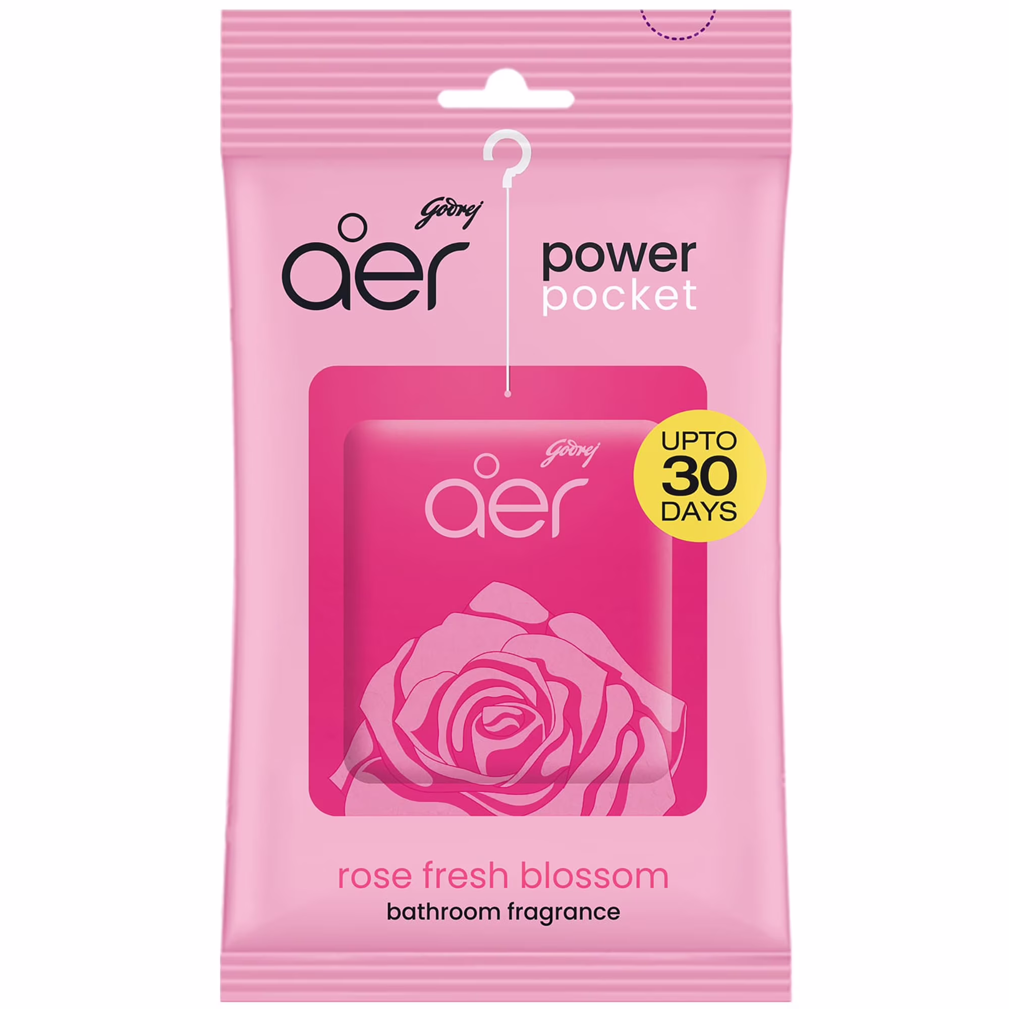 Godrej aer power pocket  fleur de rose fraîche