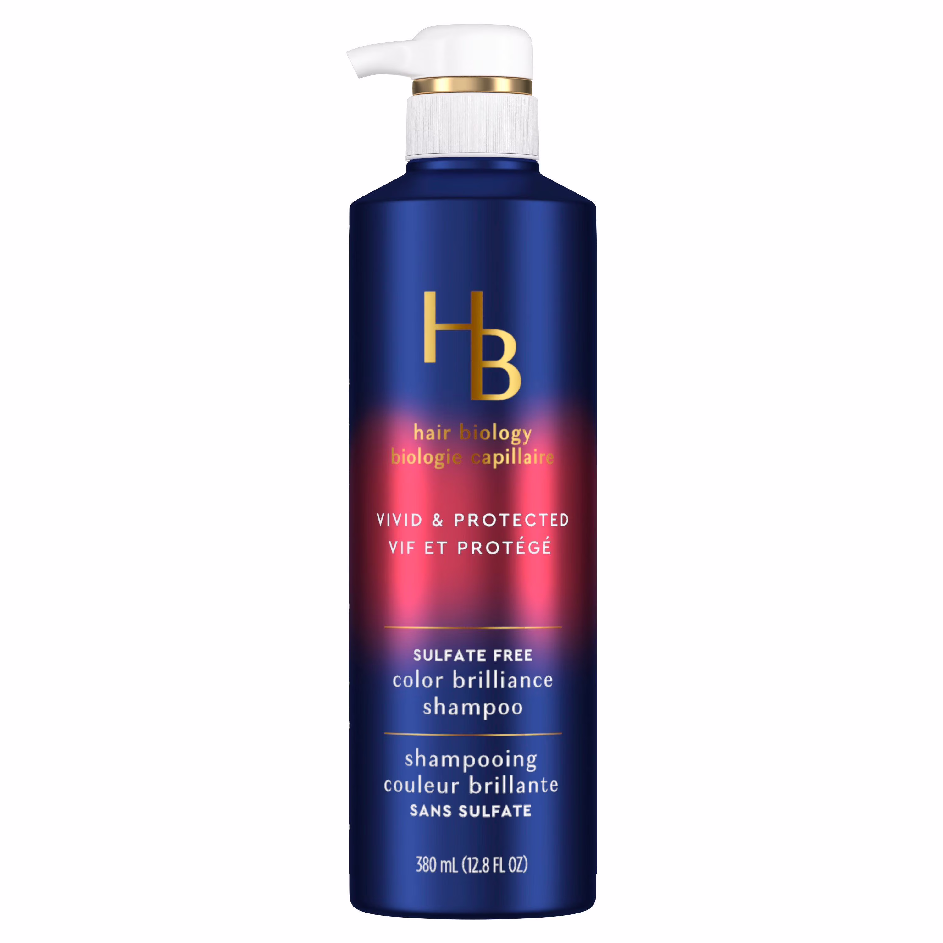 Shampooing revitalisant hair biology biotin color brilliance sans sulfate avec biotine. pour cheveux rêches. gris et colorés