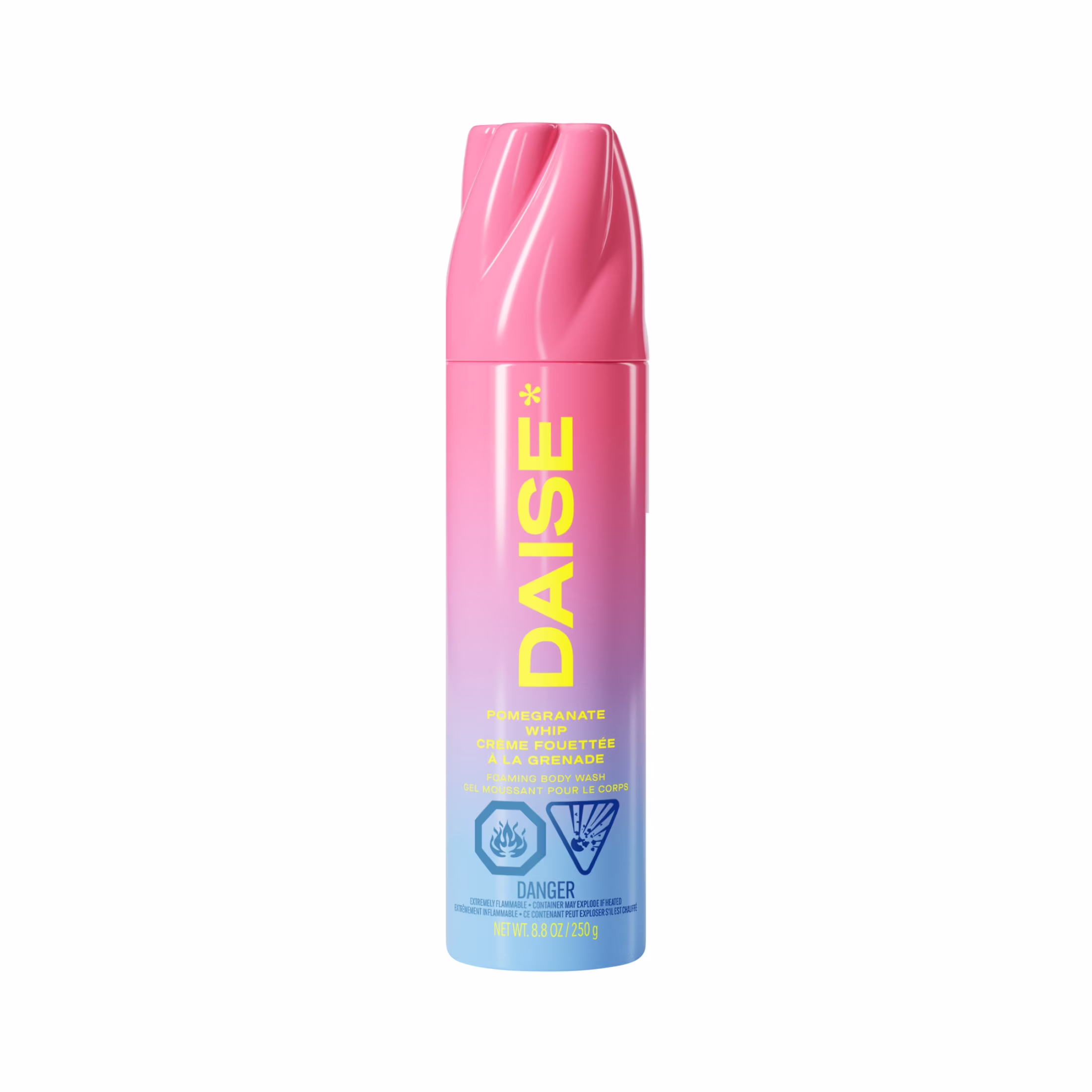 Daise gel douche moussant à la grenade. ultra hydratant pour la peau. 8.8 oz