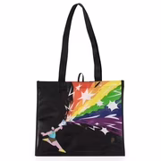 Sac de courses réutilisable pour le mois des fiertés. sac à provisions avec poignées. sac dépicerie multifonction