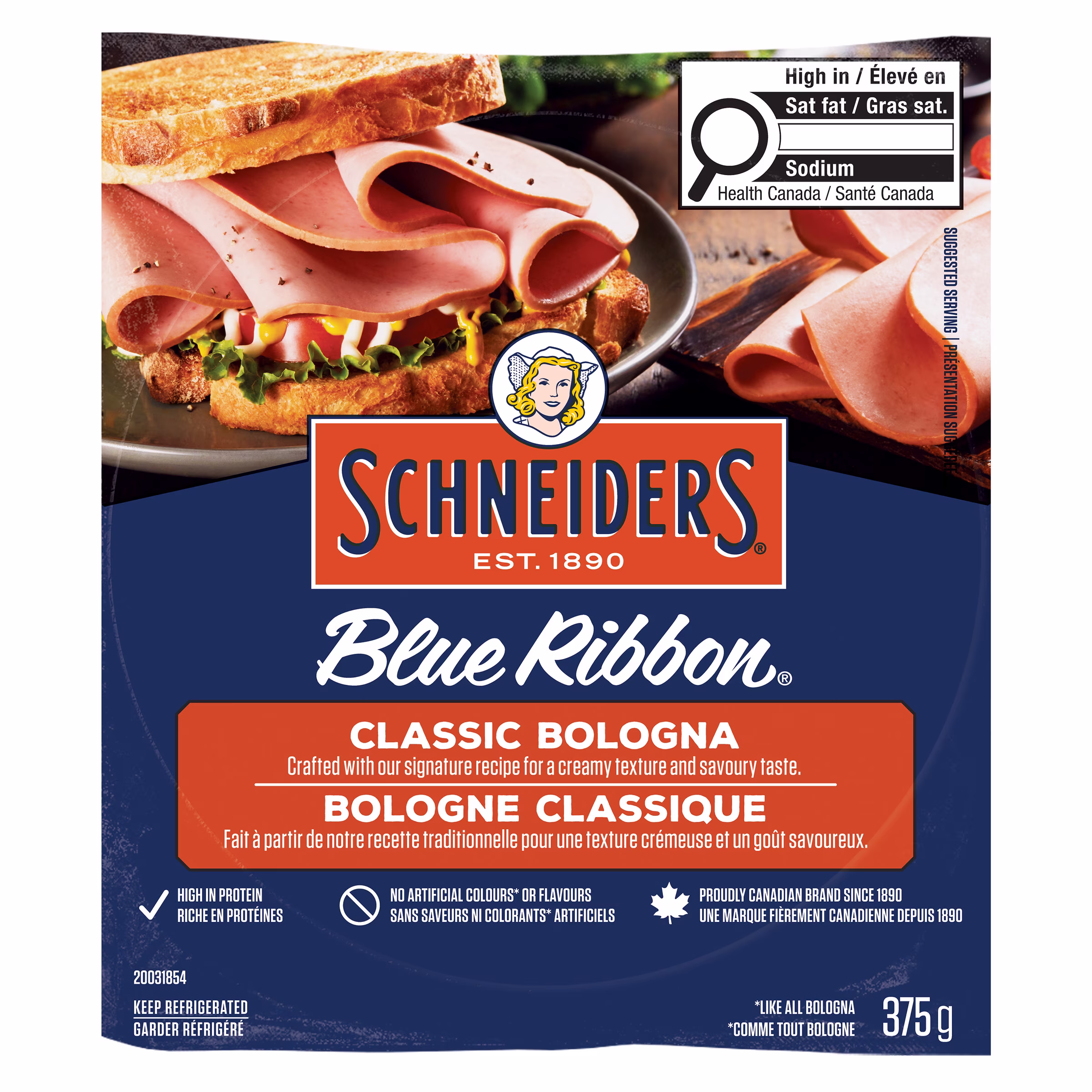 Schneiders bologne classique blue ribbon