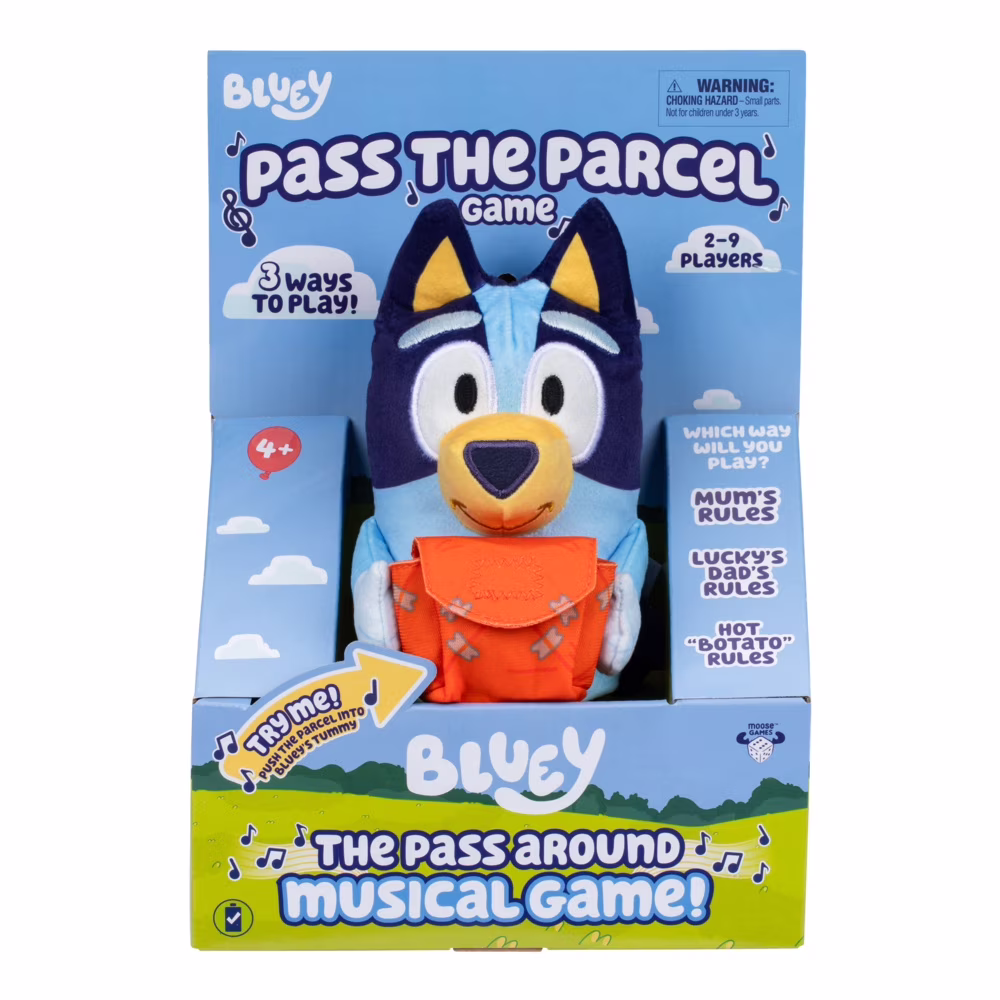 Bluey passe le colis