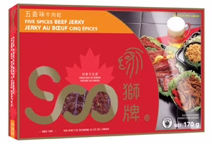 Soo jerky au boeuf cinq épices soo jerky au boeuf cinq épices