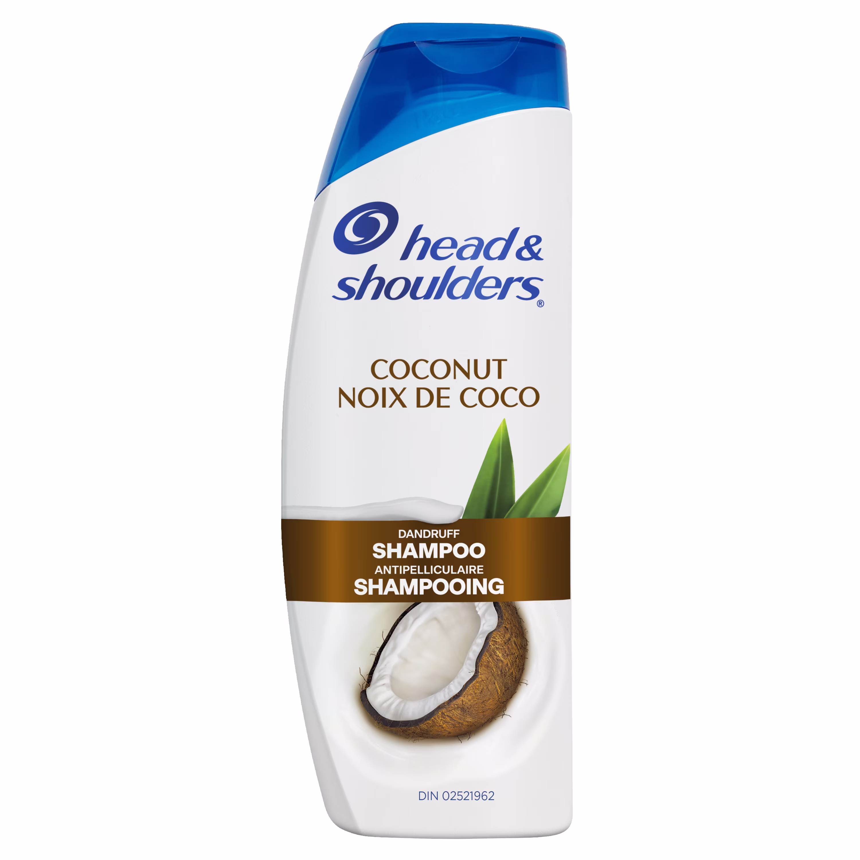 Shampooing antipelliculaire head & shoulders à la noix de coco pour un usage quotidien. sans parabènes