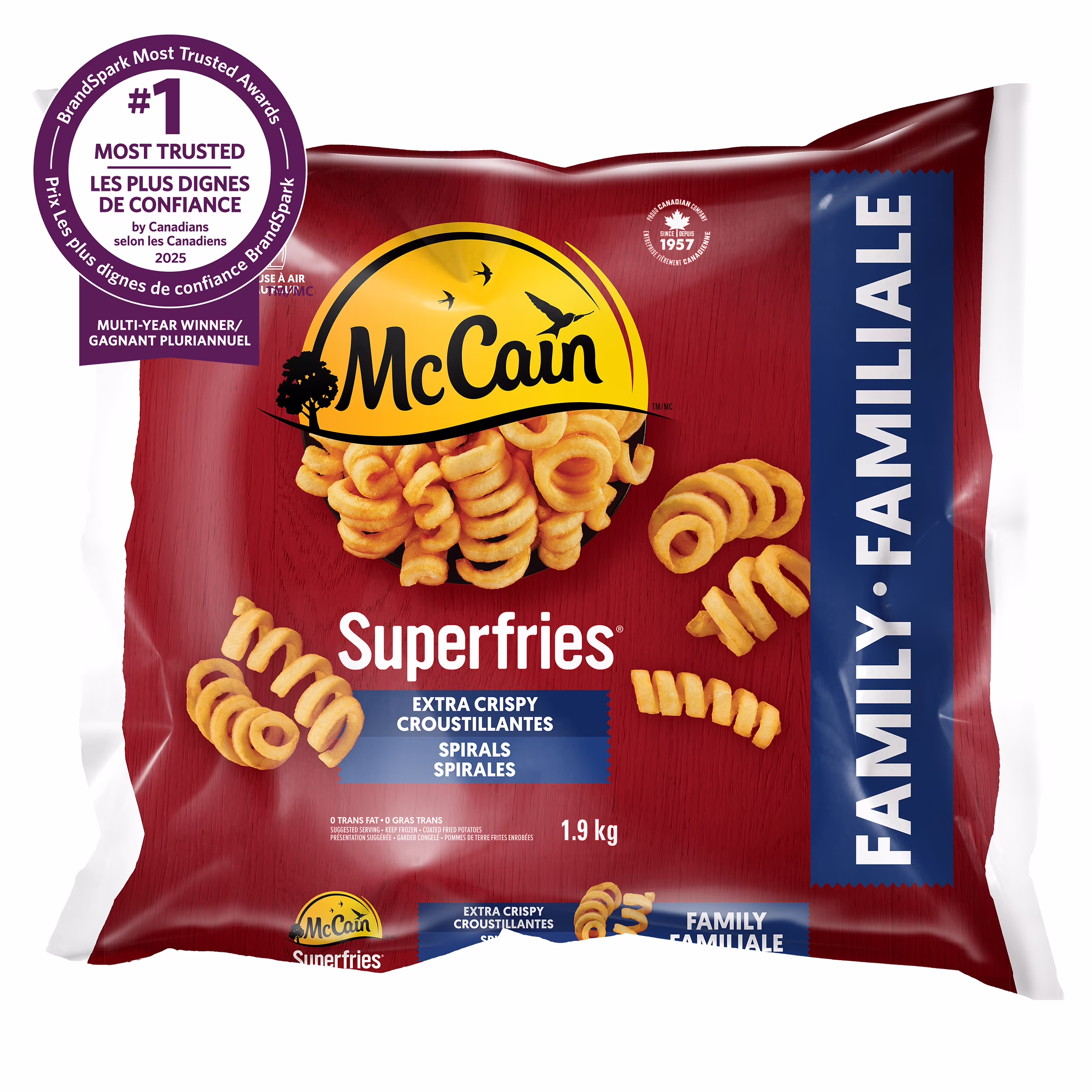 Frites spirales familiale