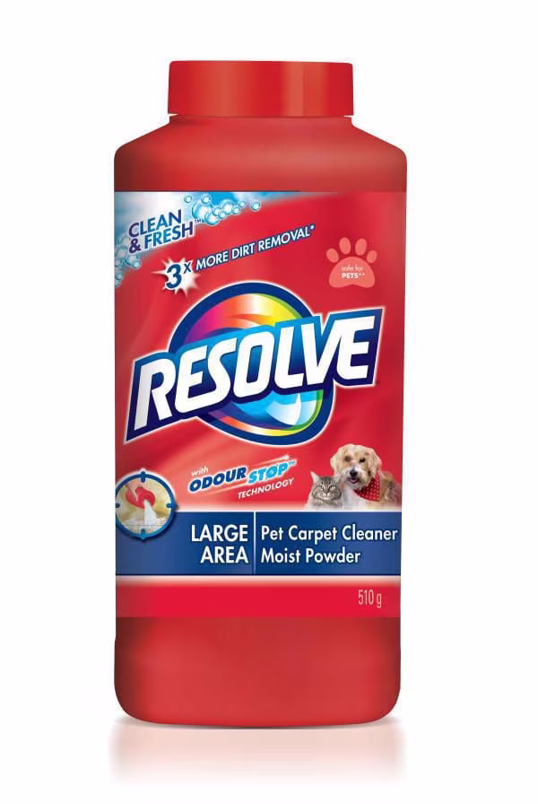 Resolve détachant tapis pour taches d'animaux  poudre