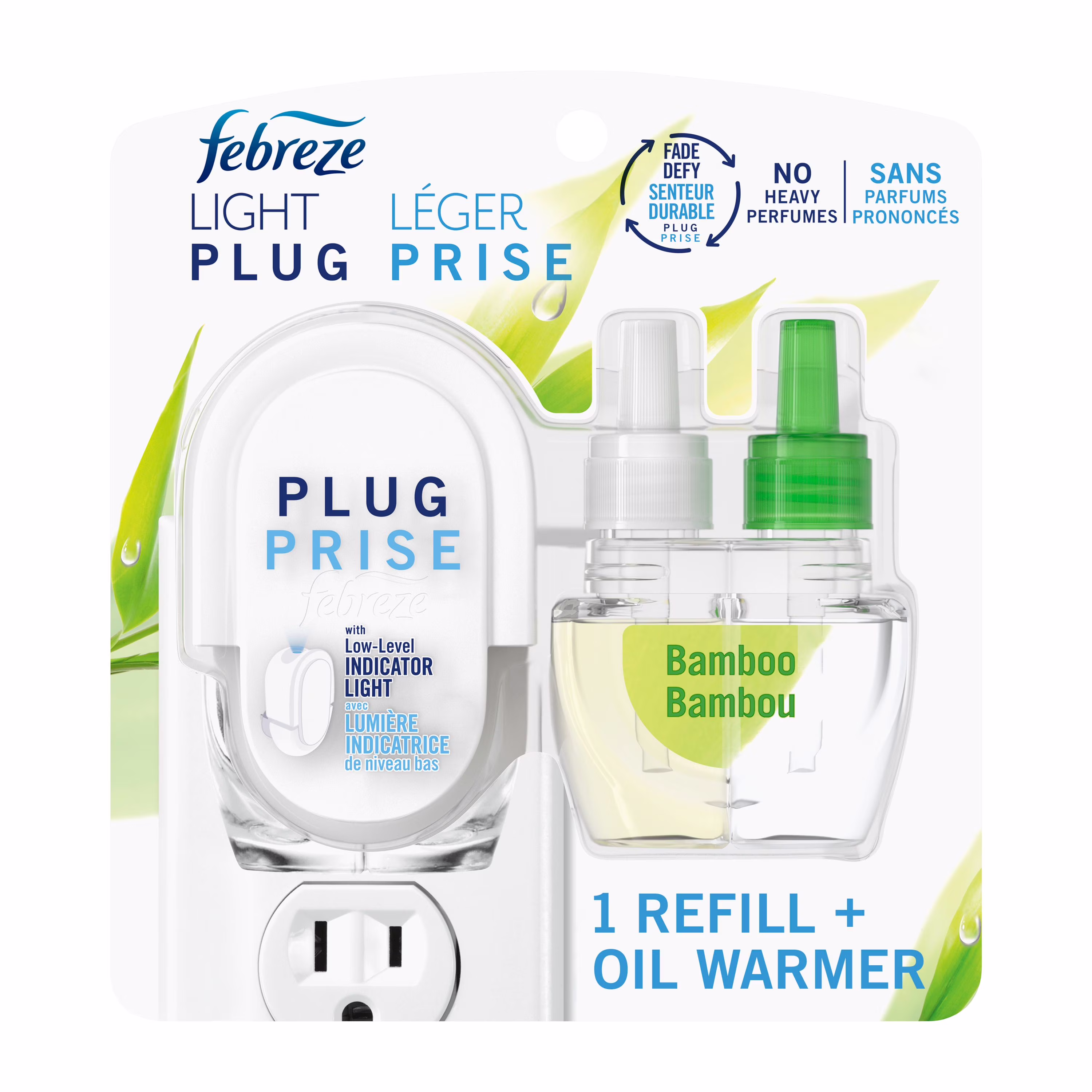 Recharge d'huile pour assaissineur d'air au parfum de bambou