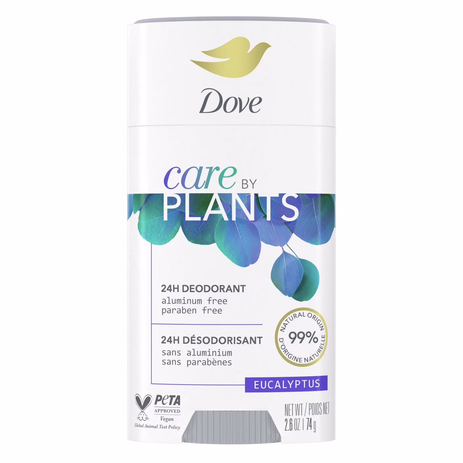 Désodorisant en bâton dove care by plants eucalyptus