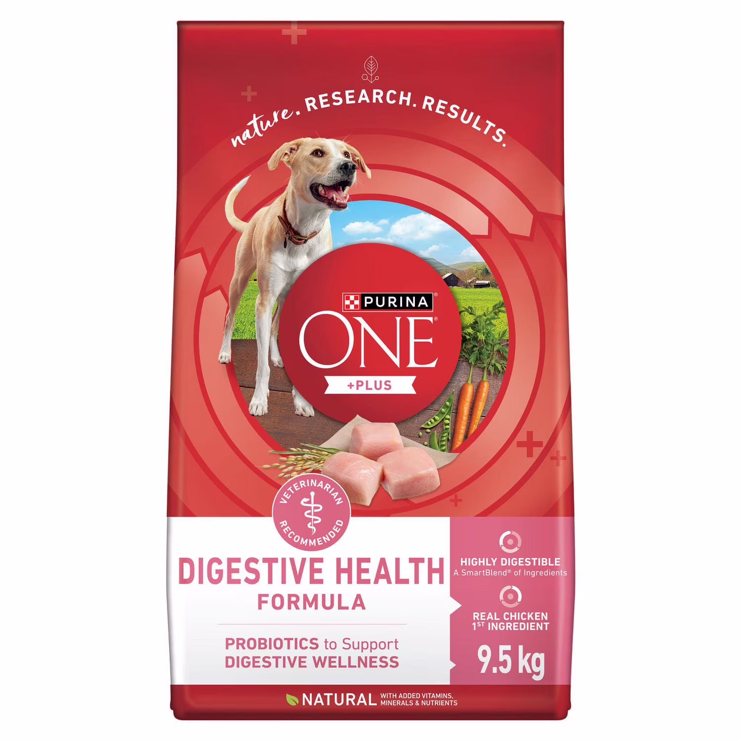 Purina one smartblend formule pour la santé digestive poulet. nourriture sèche pour chiens
