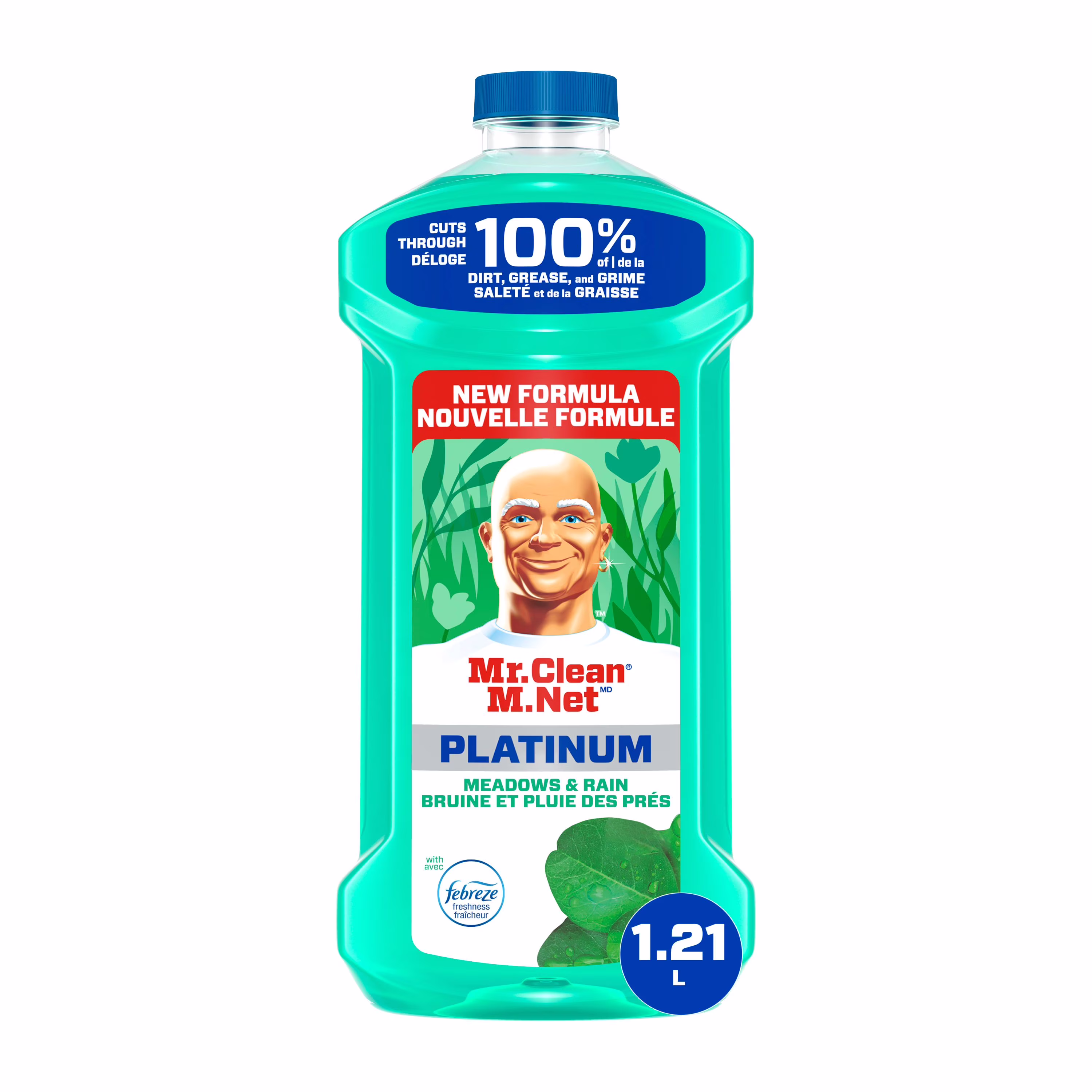 Nettoyant multi-surface au parfum de bruine et pluie des prés