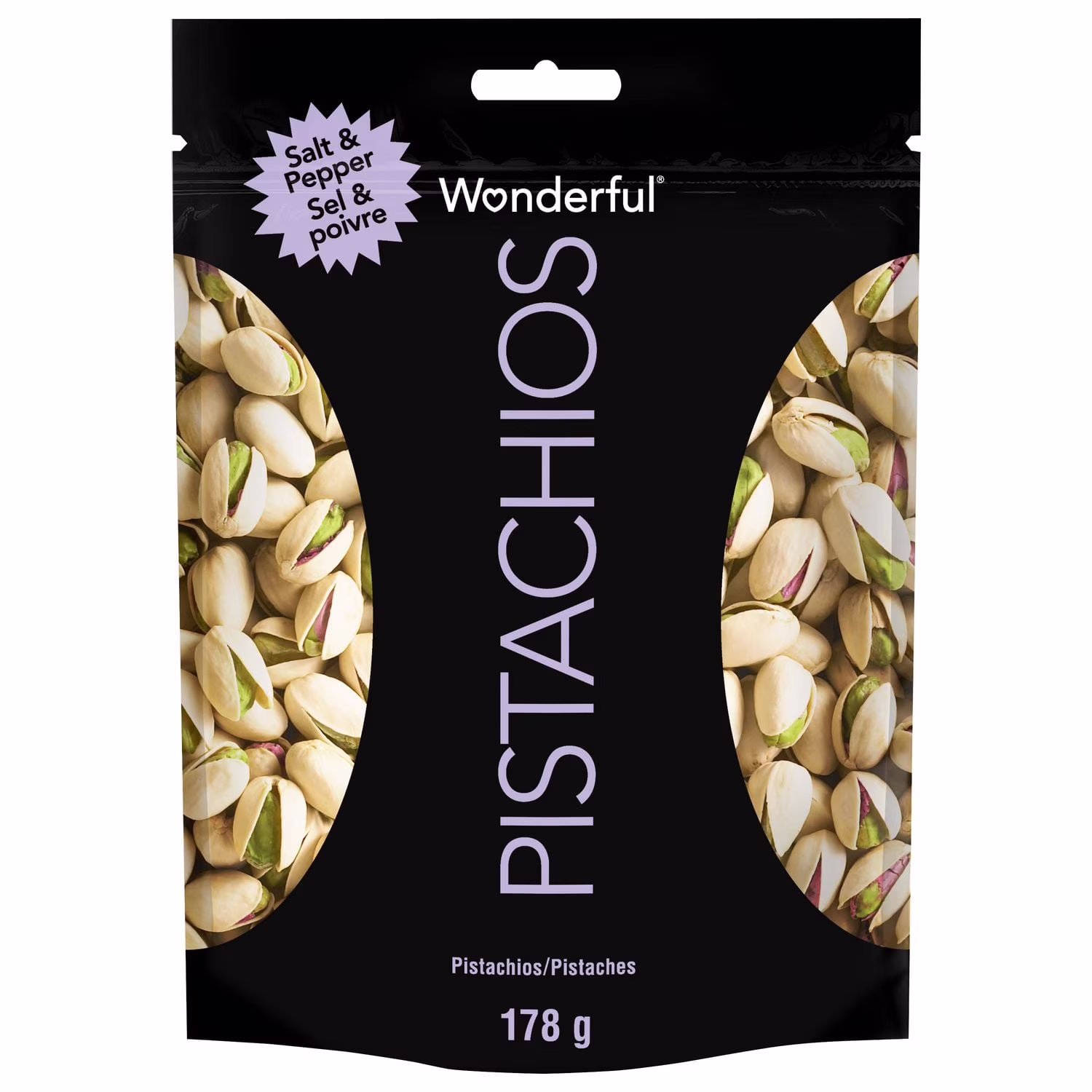 Pistaches sel et poivre de wonderful pistaches.