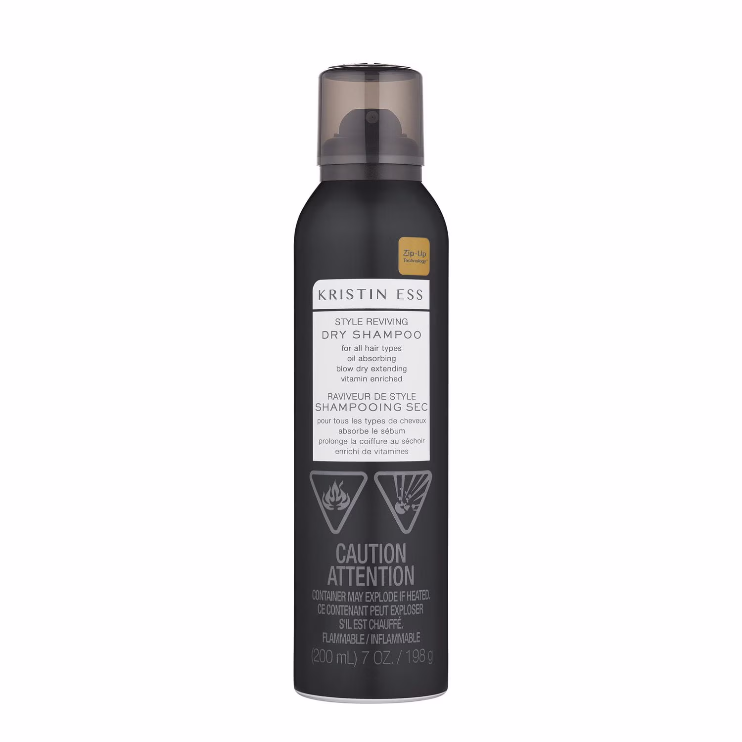 Kristin ess hair style reviving shampooing sec pour cheveux gras avec vitamine c. absorbe l'huile et les odeurs. shampooing sec en poudre pour femme. végétalien.