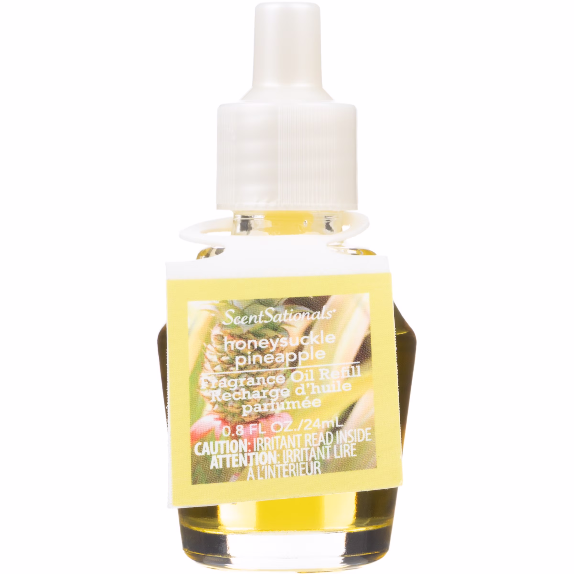 Huile scent charm scentsationals - honeysuckle pineapple 0.8 fl oz.  recharge