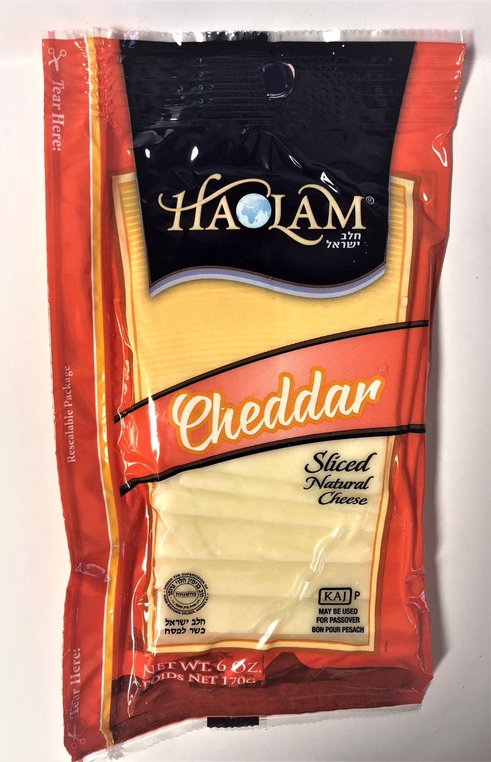 Fromage naturel tranché cheddar blanc
