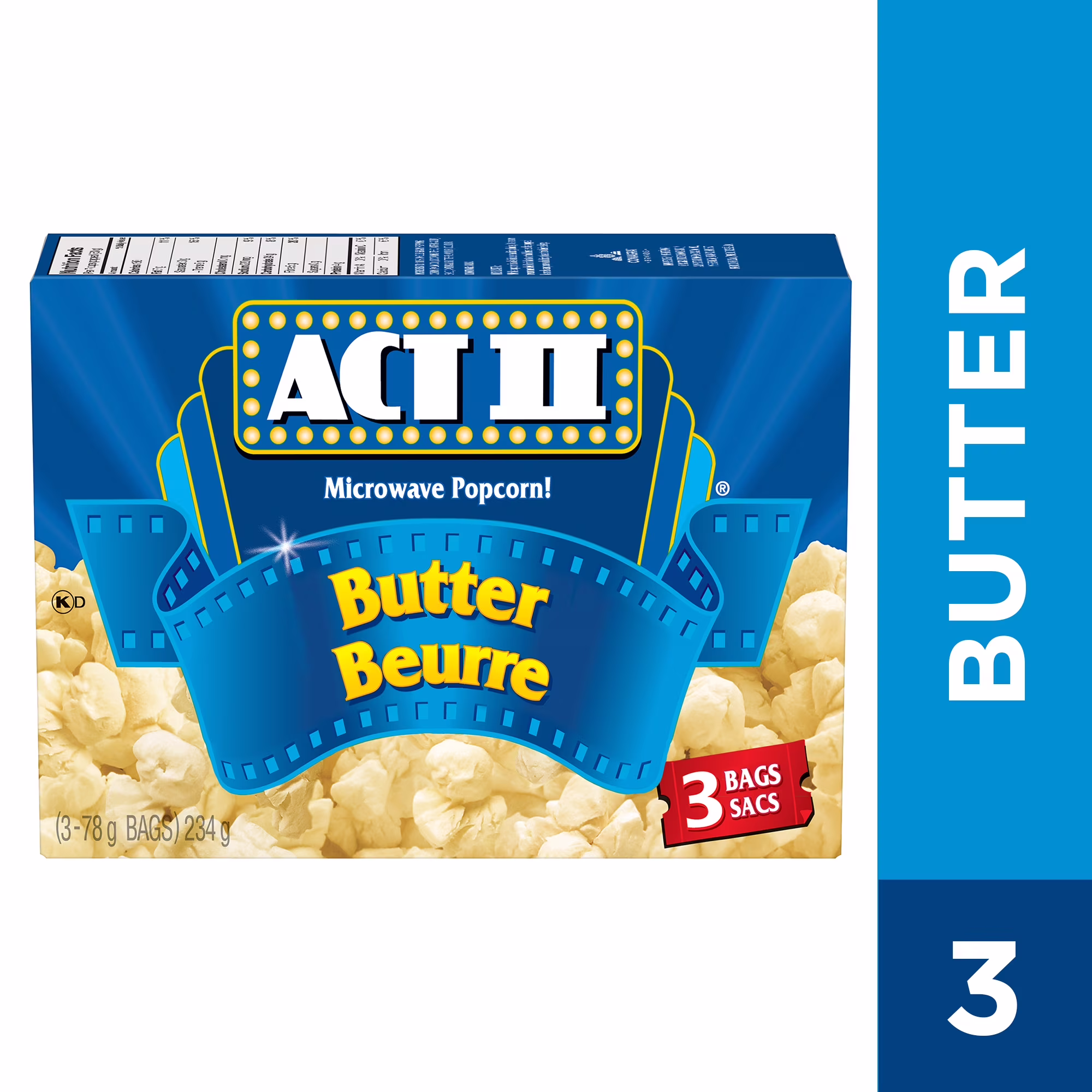 Maïs à éclater actii(md) au micro-ondes! - saveur de beurre