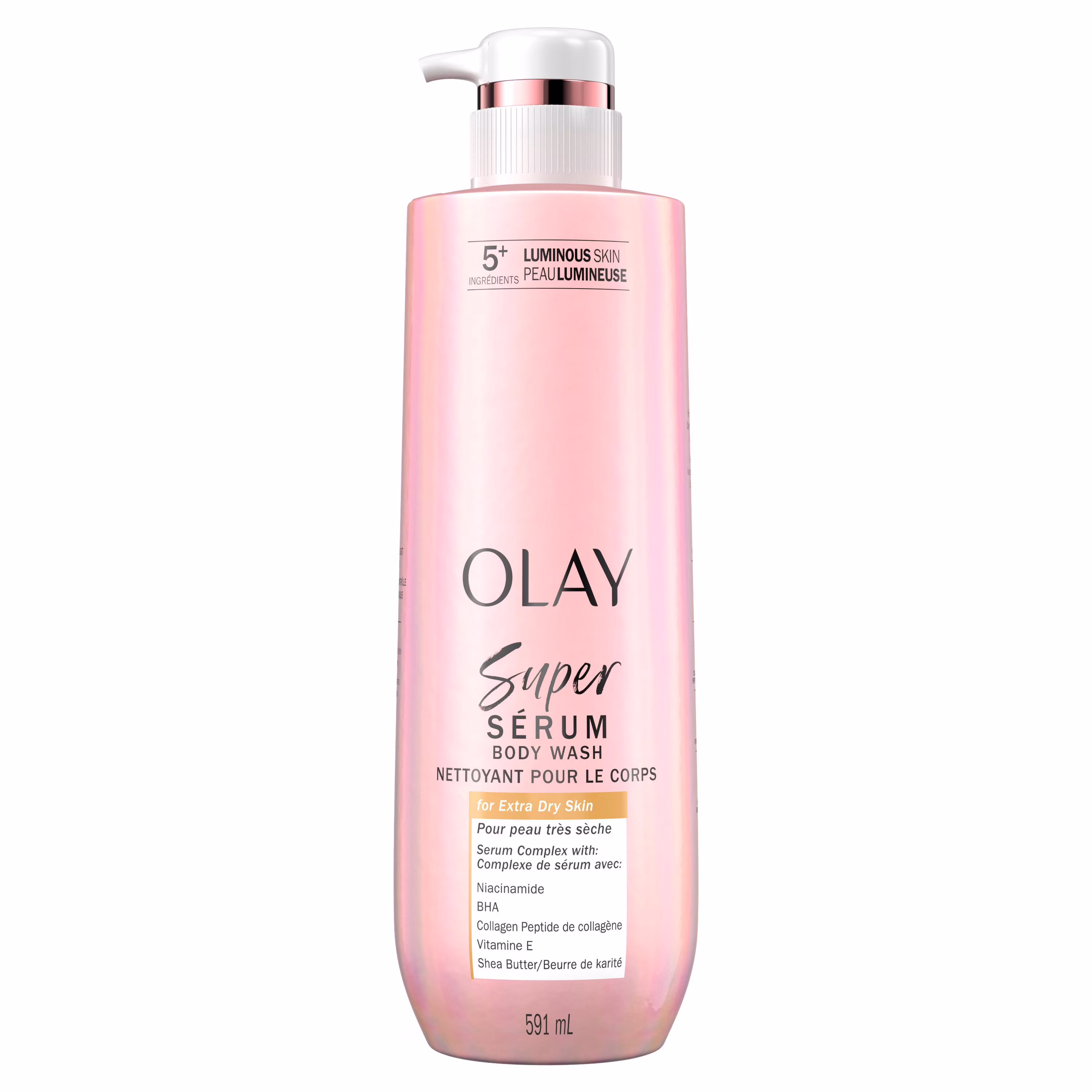 Nettoyant pour le corps Super sérum pour peau très sèche, complexe de sérum pour une peau lumineuse