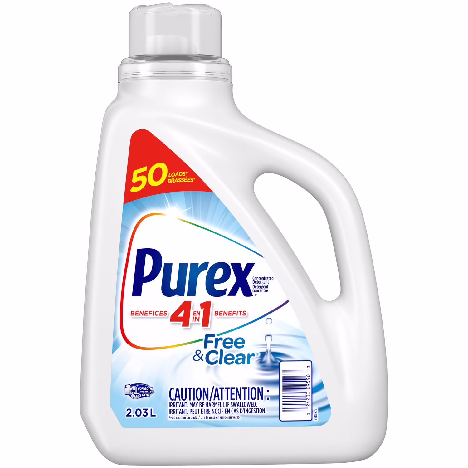 Purex dirt lift action pur et clair 2.03l 44 brassées 2.03 l