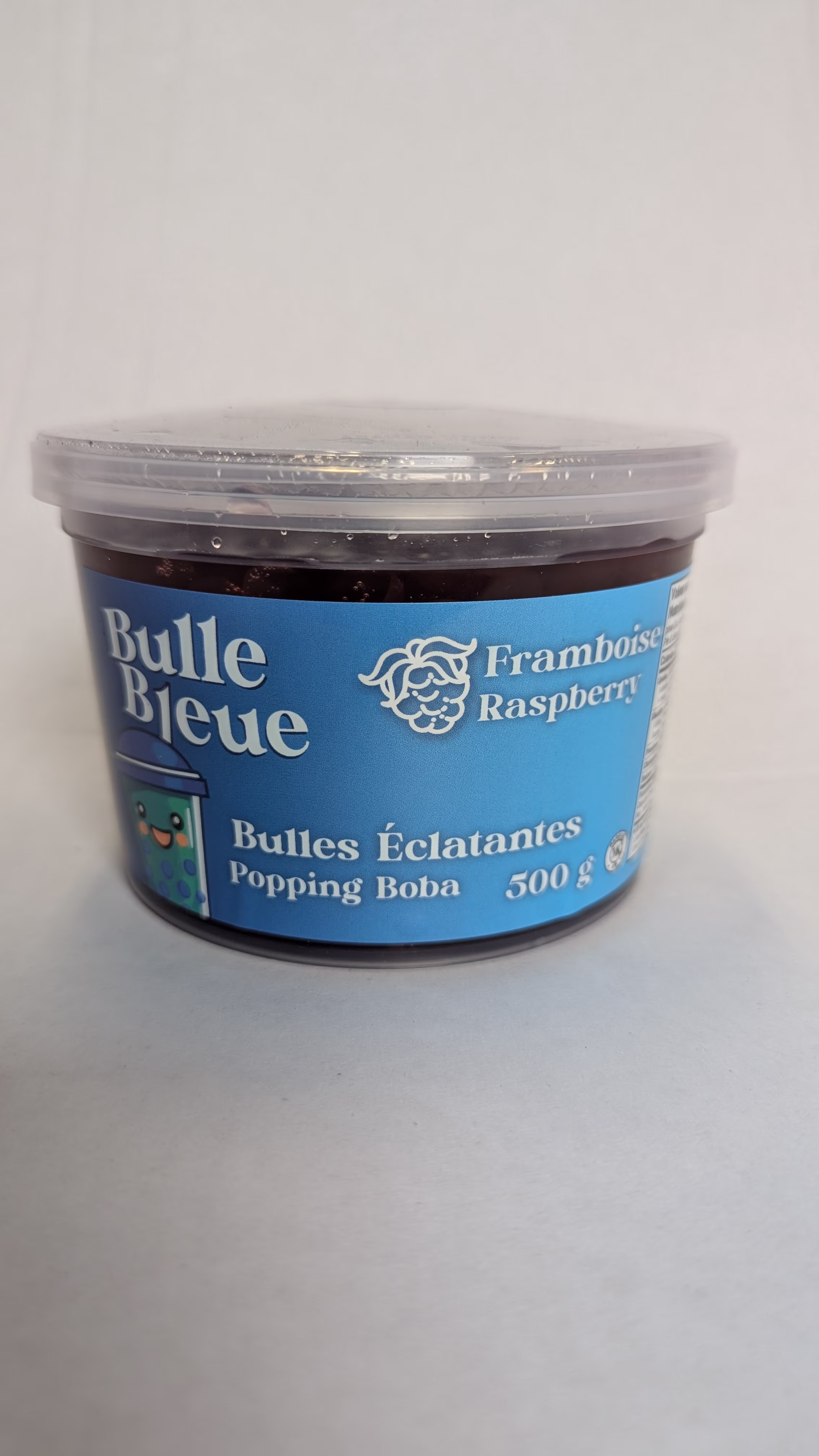 Boba éclatant à la framboise