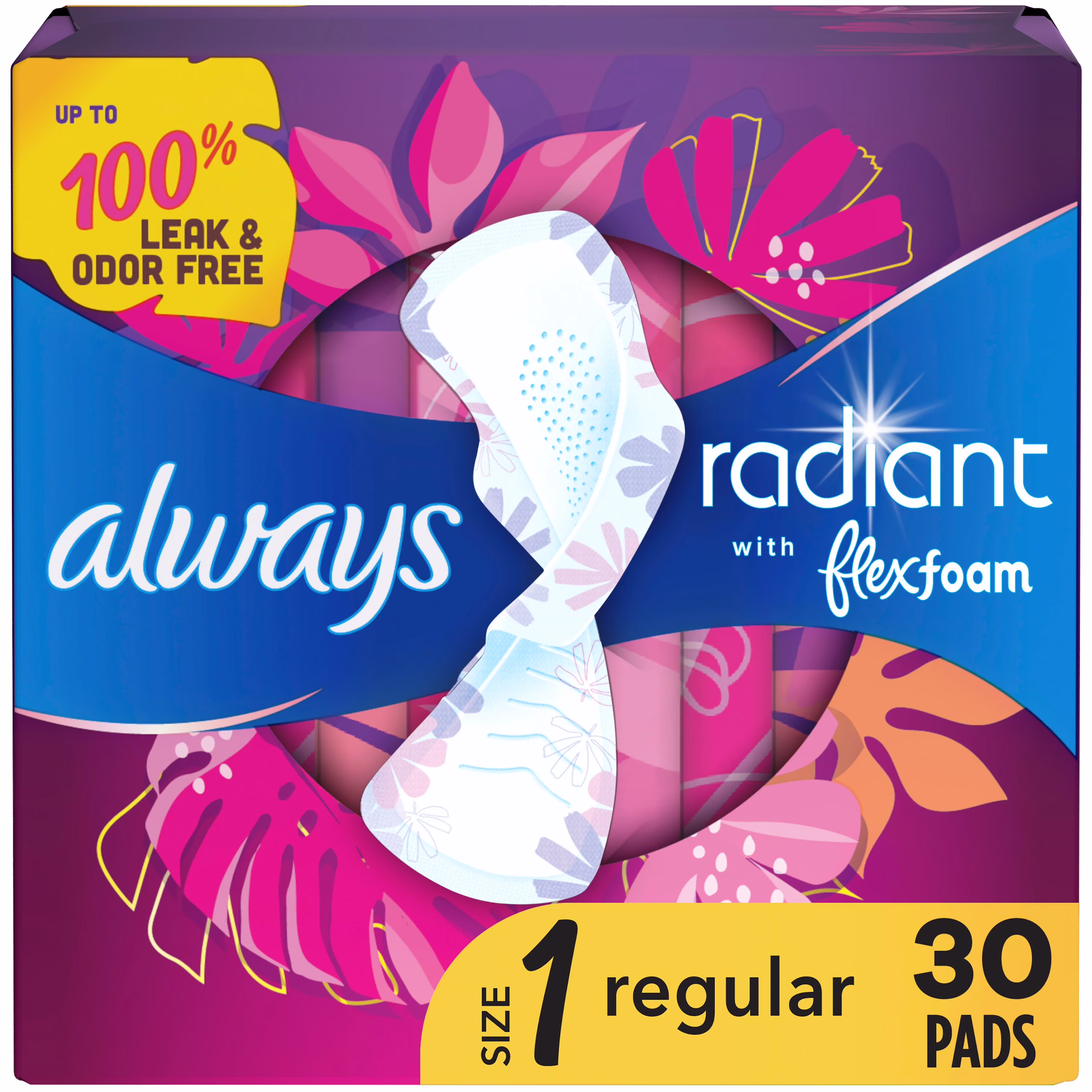 Serviettes hygiéniques régulières avec ailes