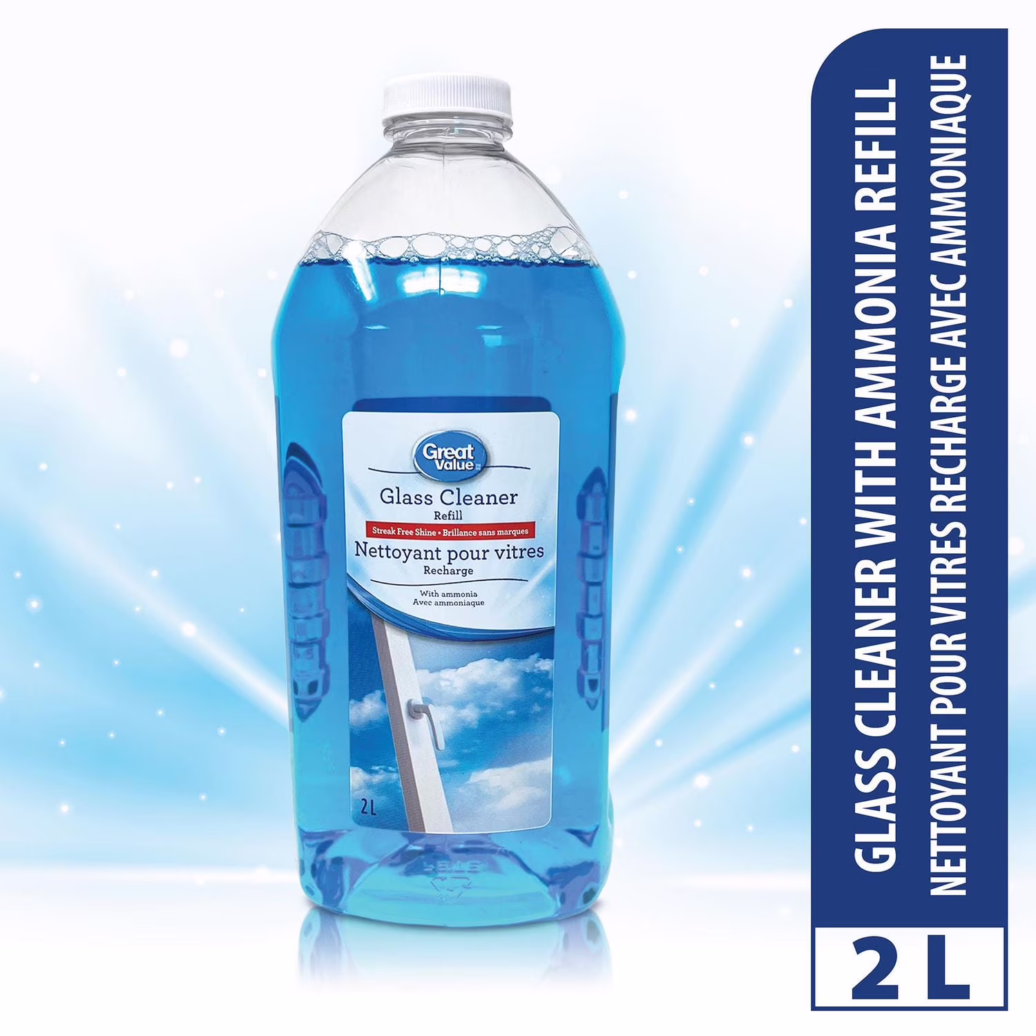 Great value nettoyant pour vitres recharge.
