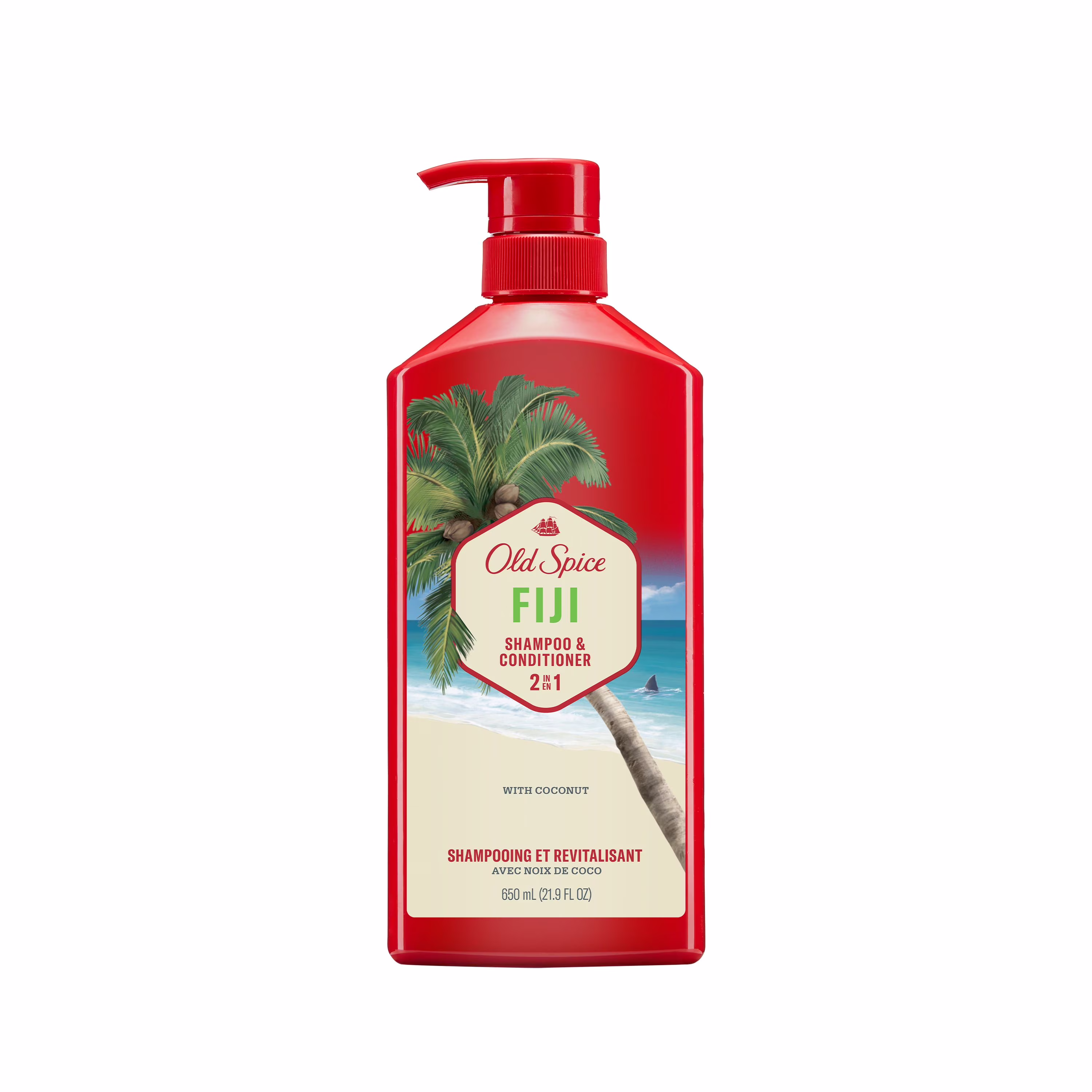 Shampooing et revitalisant 2 en 1 old spice pour hommes fiji