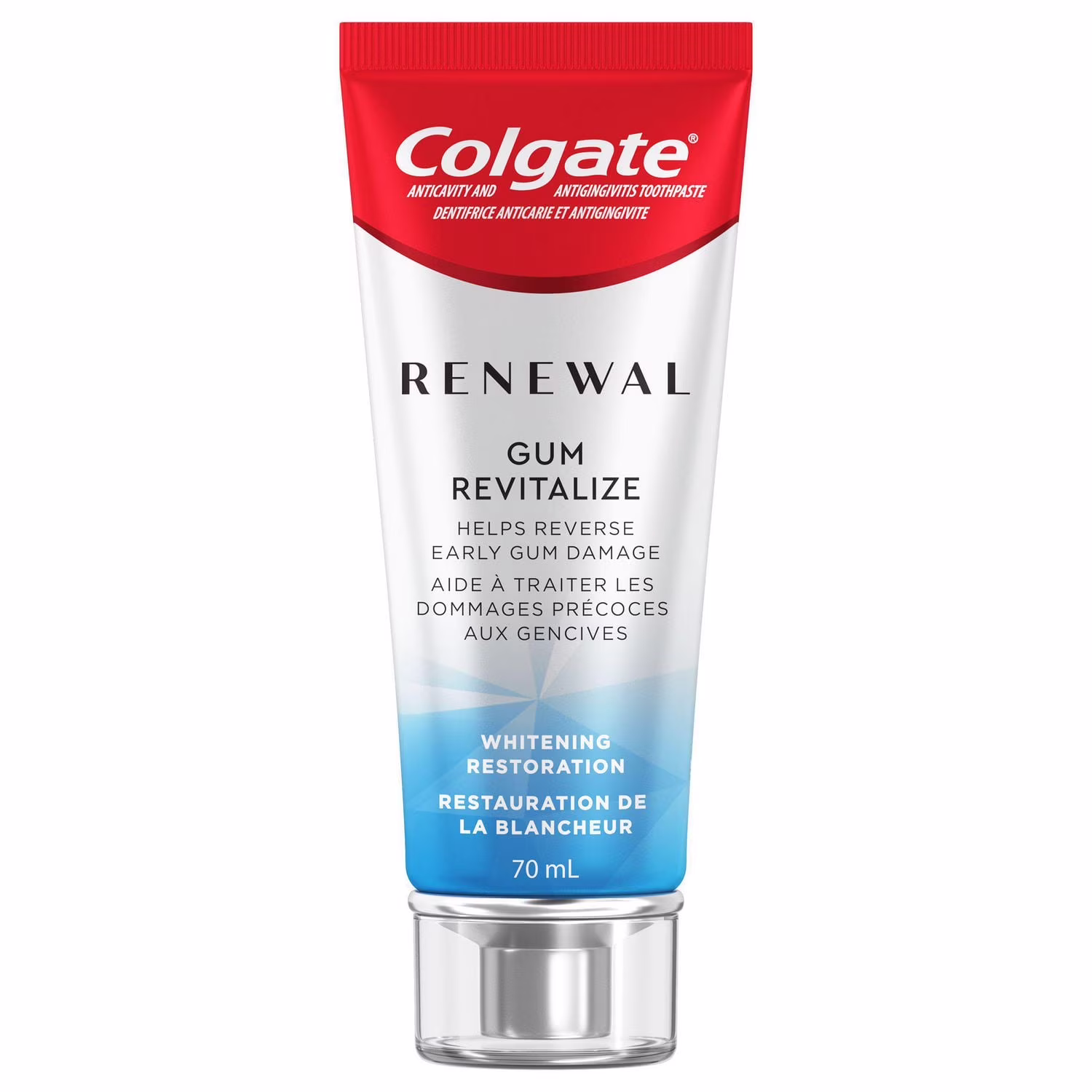 Dentifrice colgate renewal gum revitalize restauration de la blancheur - formule en gel à la menthe fraîche ()