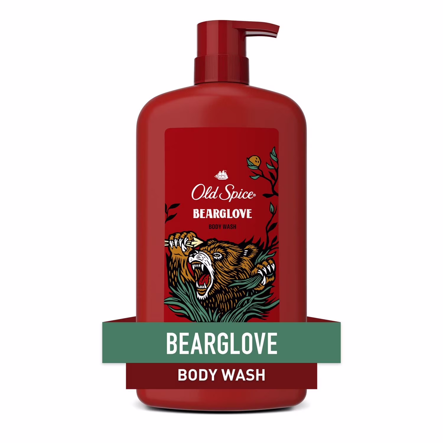 Old spice nettoyant pour le corps pour hommes. bearglove. mousse longue durée
