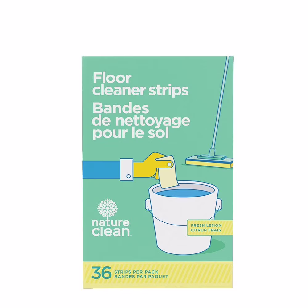 Nature clean bandes de nettoyage pour le sol citron frais 36ct