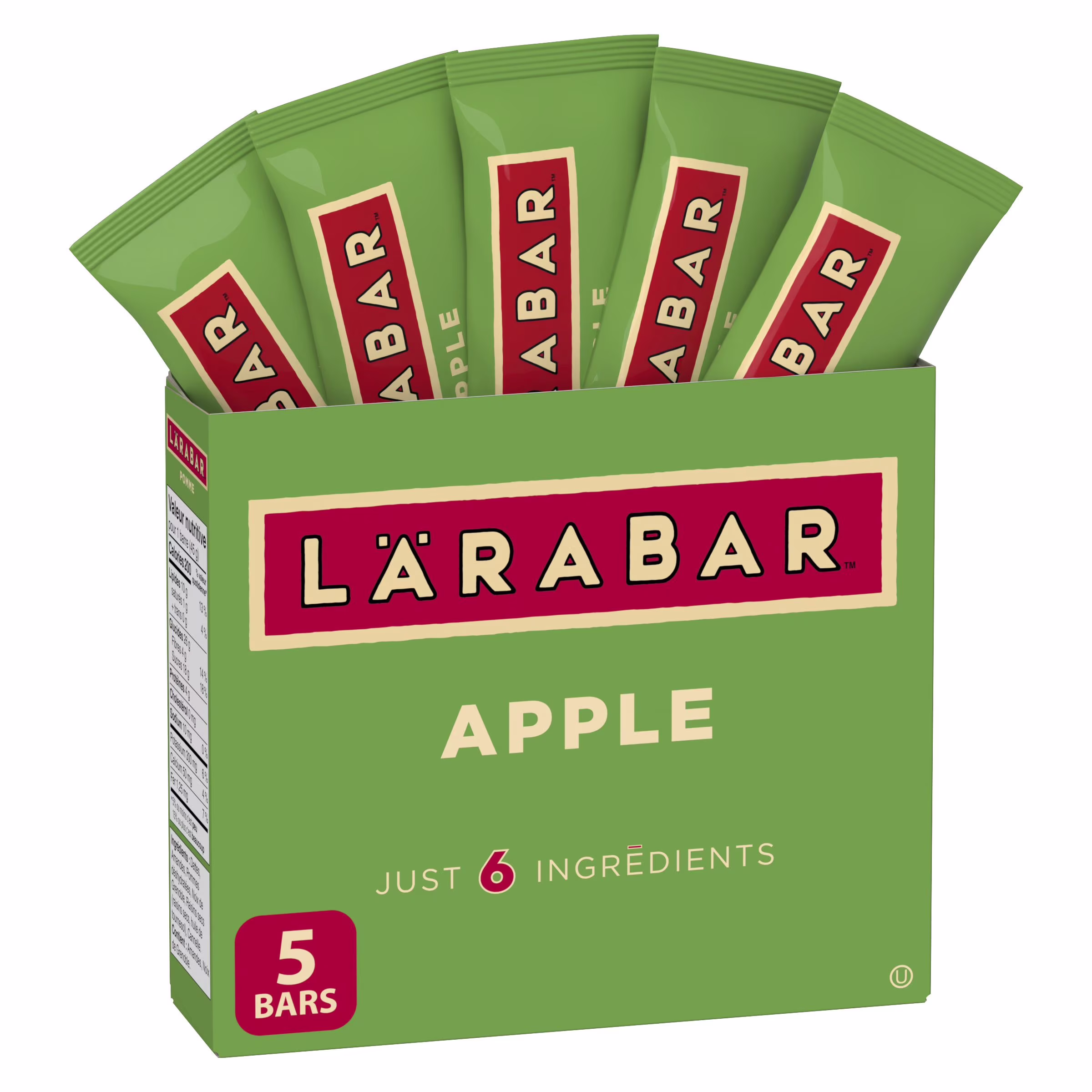Lrabar pomme 5 ct 225.000g